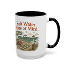 Salt Water State of Mind Two-Tone Coffee Mug, 15oz