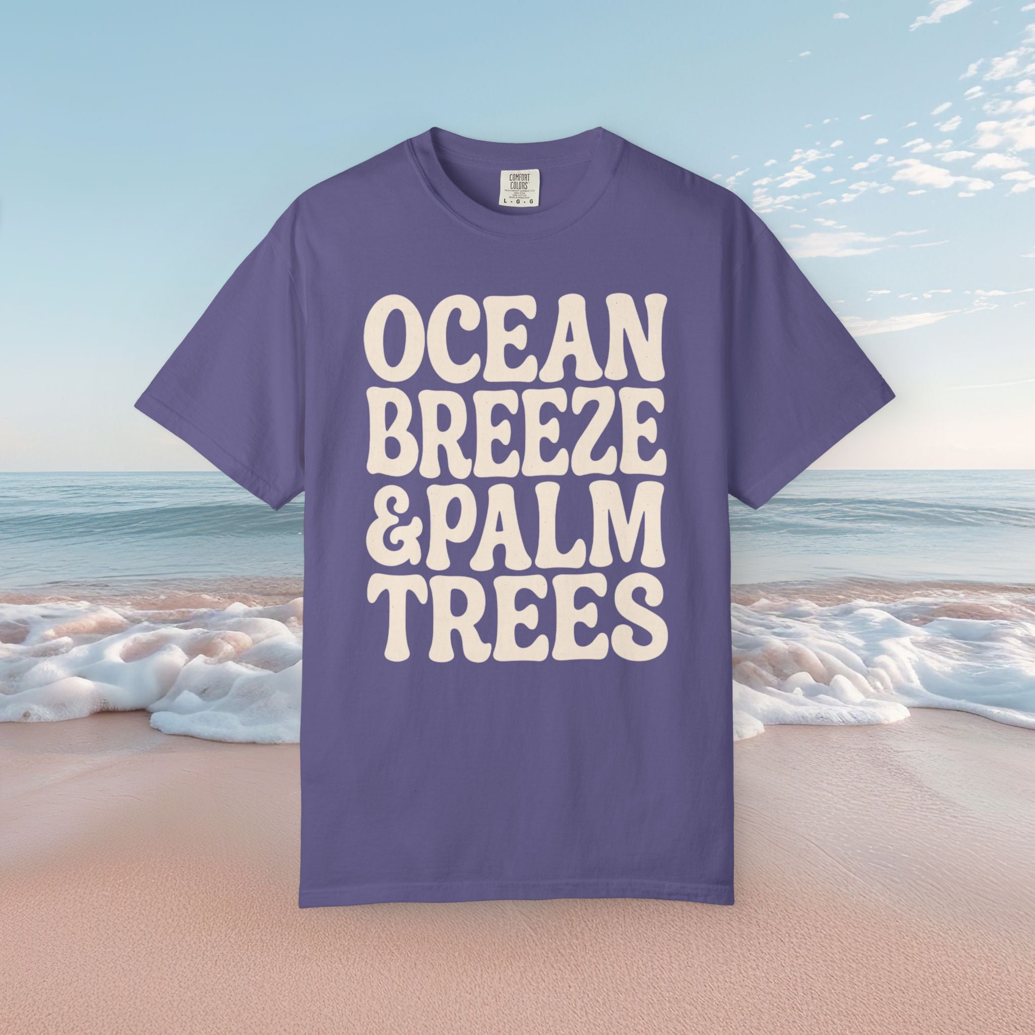 Ocean Breeze, Palm Trees Tee