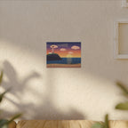 Lighthouse at Sunset Canvas Wall Art, Coastal Print