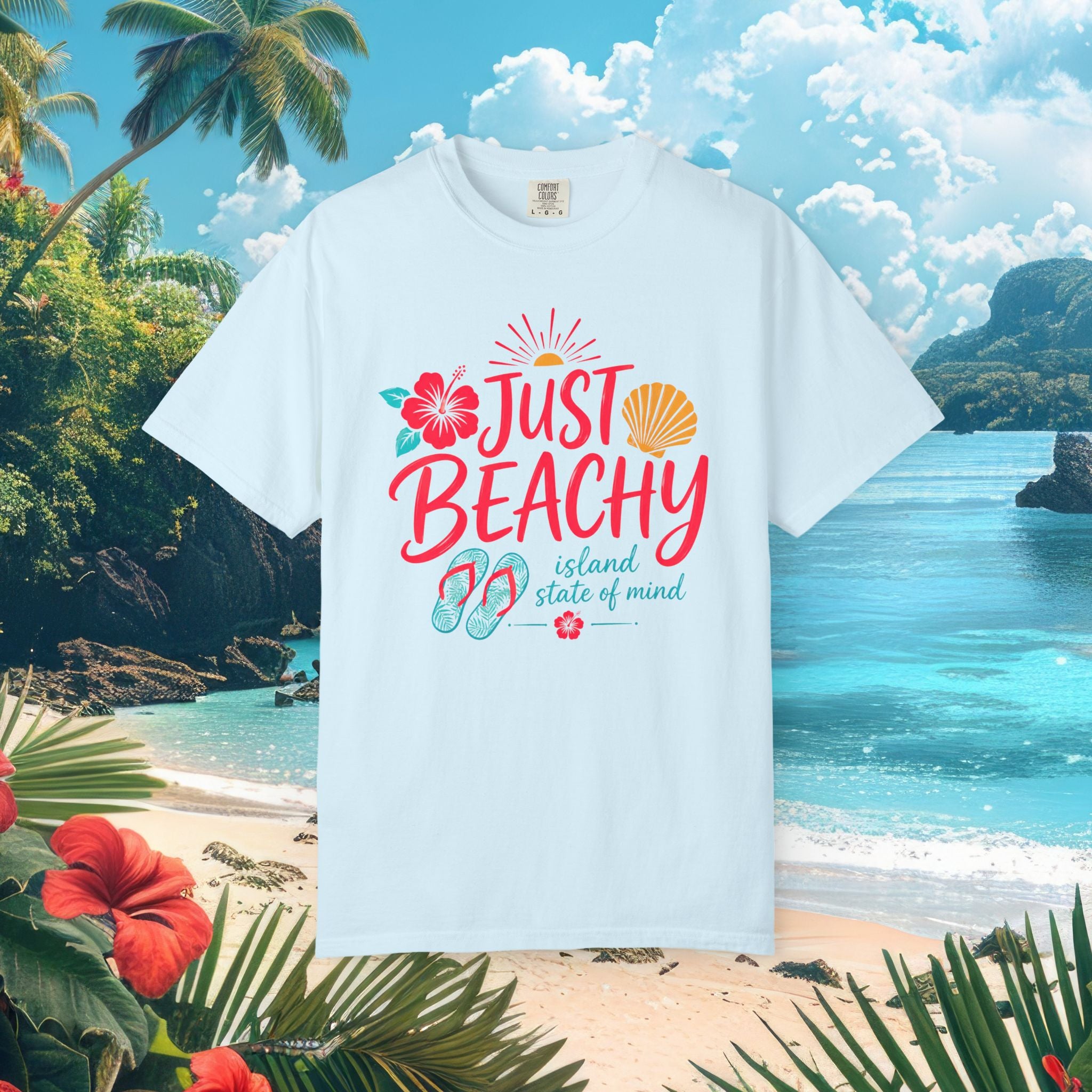 Just Beachy Island  Tee