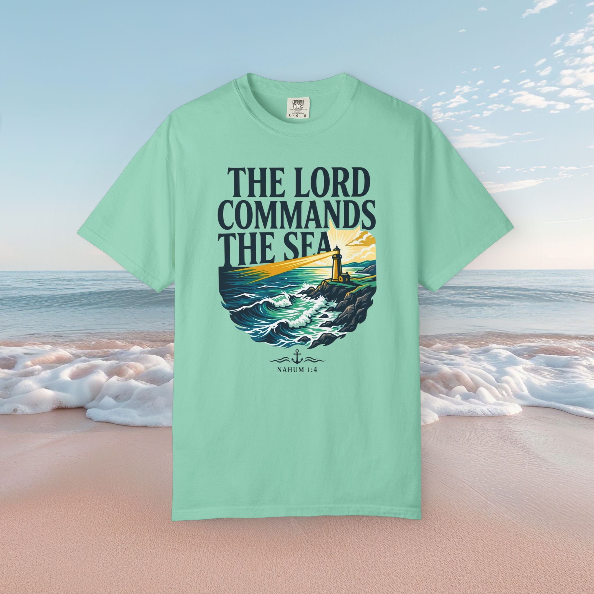 Lord Commands Sea Faith Tee