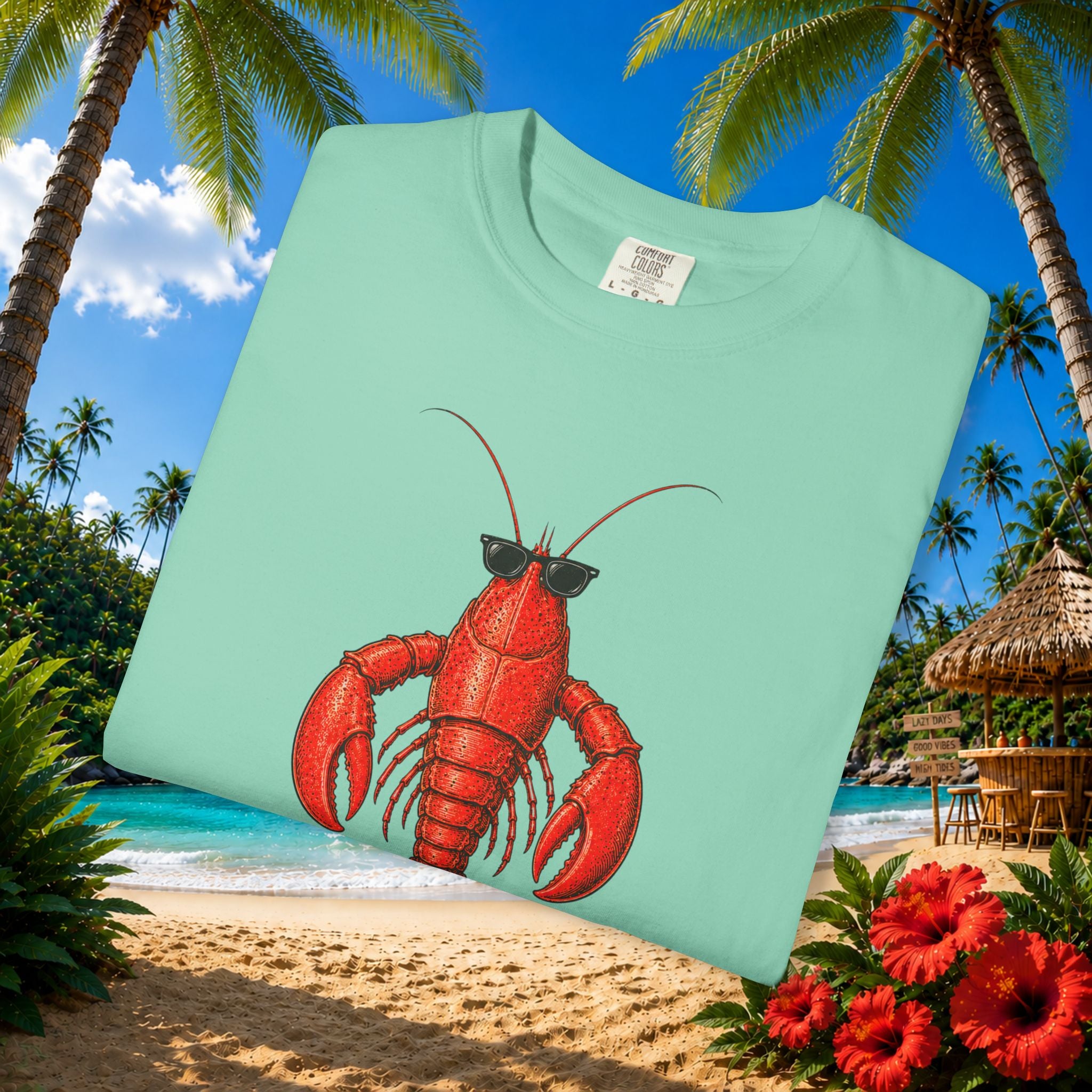 Fancy Plans Beach Lobster Tee