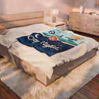 Beach Days & Cozy Nights Velveteen Plush Blanket