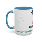 Whale Hello There Coffee Mug, 11oz or 15oz