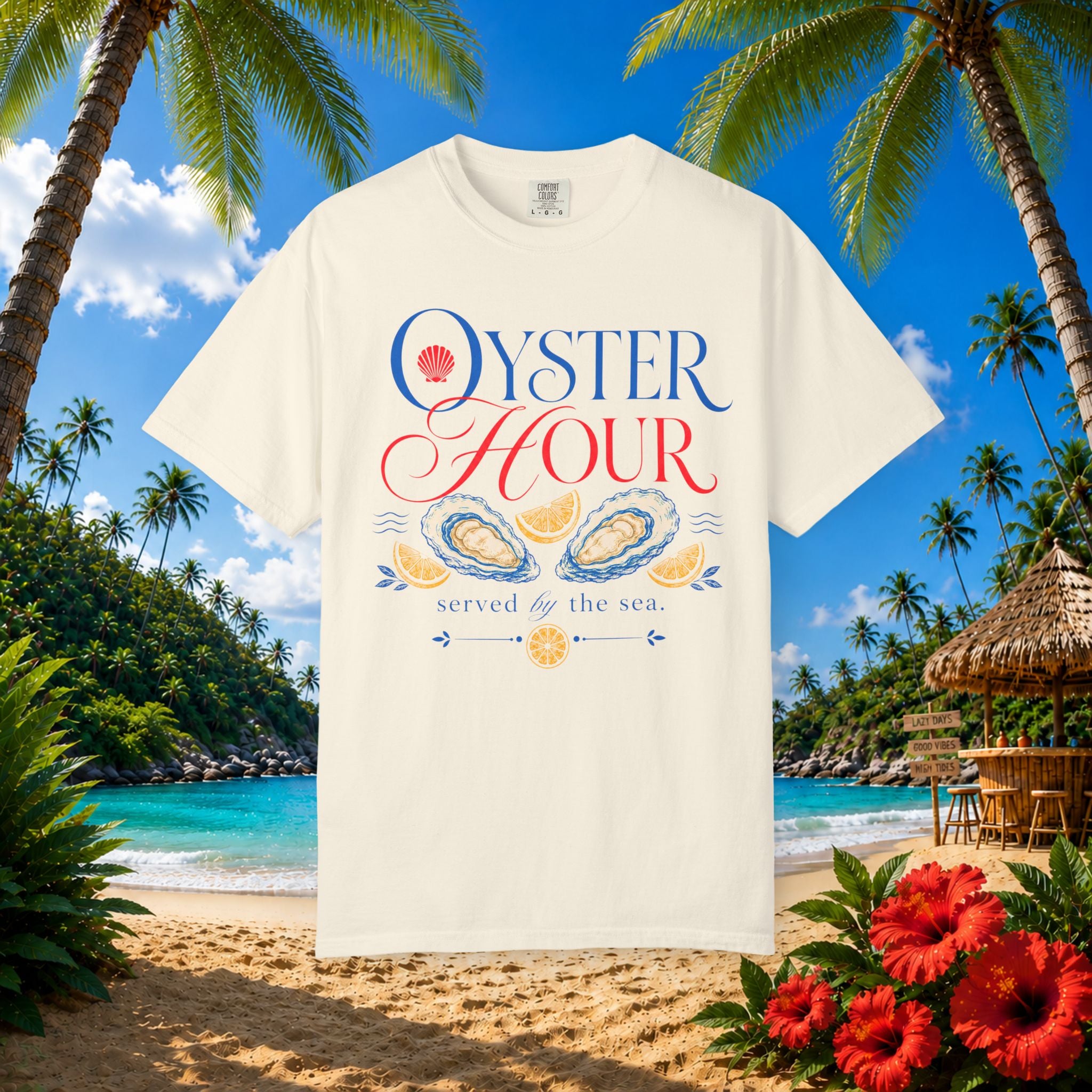 Oyster Hour Seafood Tee