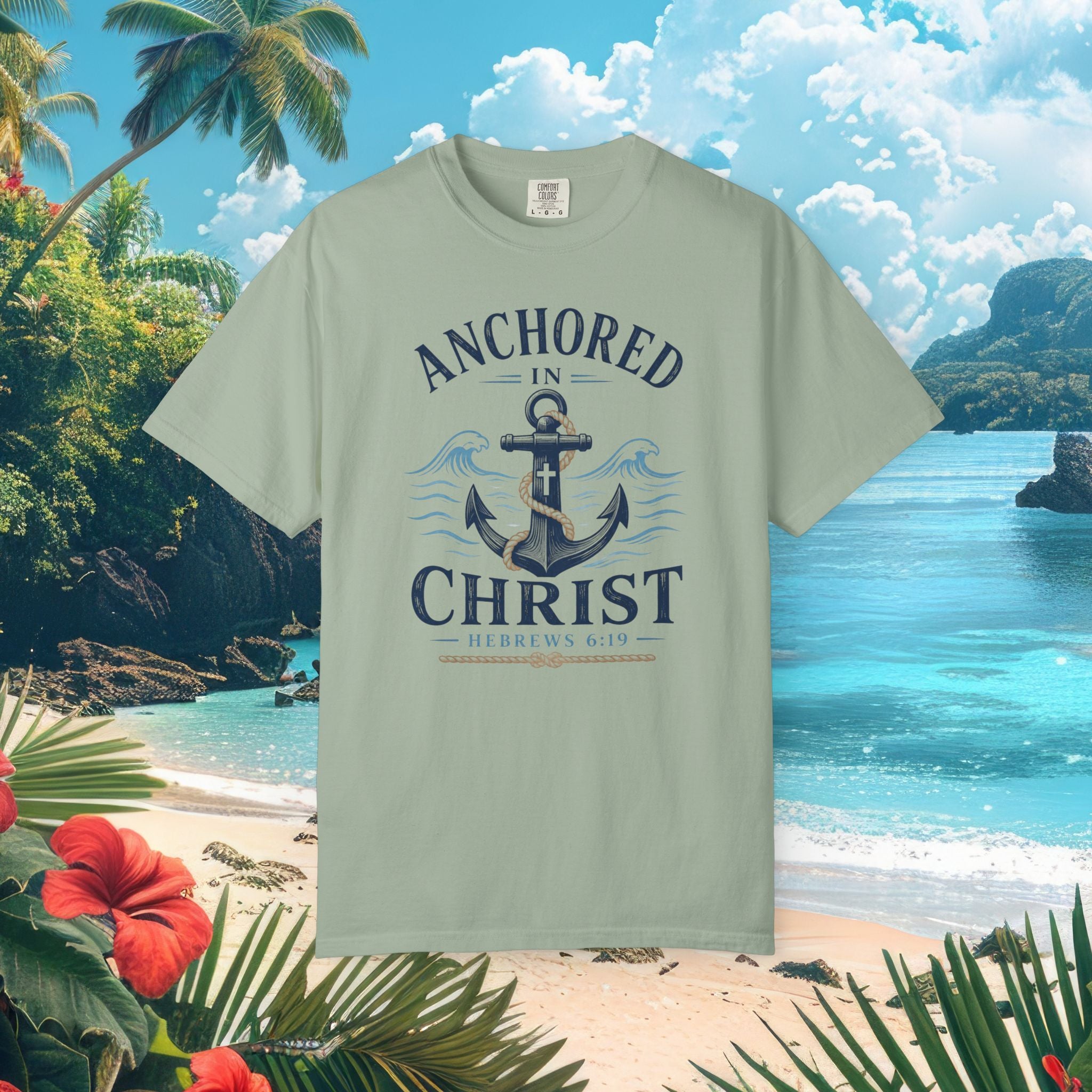 Anchored in Christ Faith Tee
