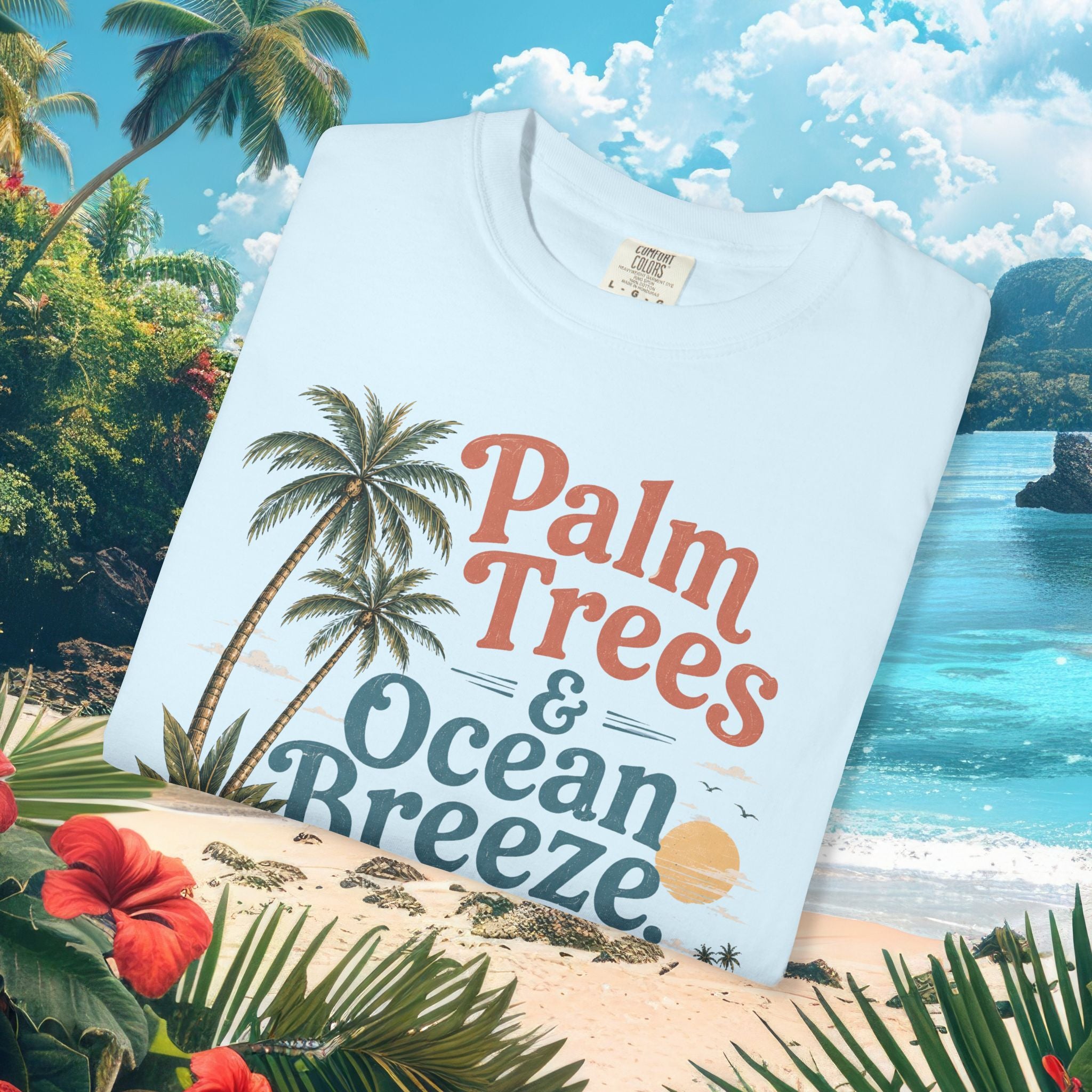 Palm Trees & Ocean Breeze Tee
