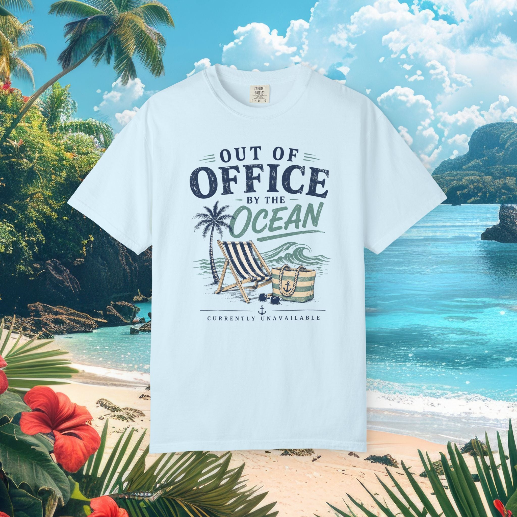 Out of Office by the Ocean Tee