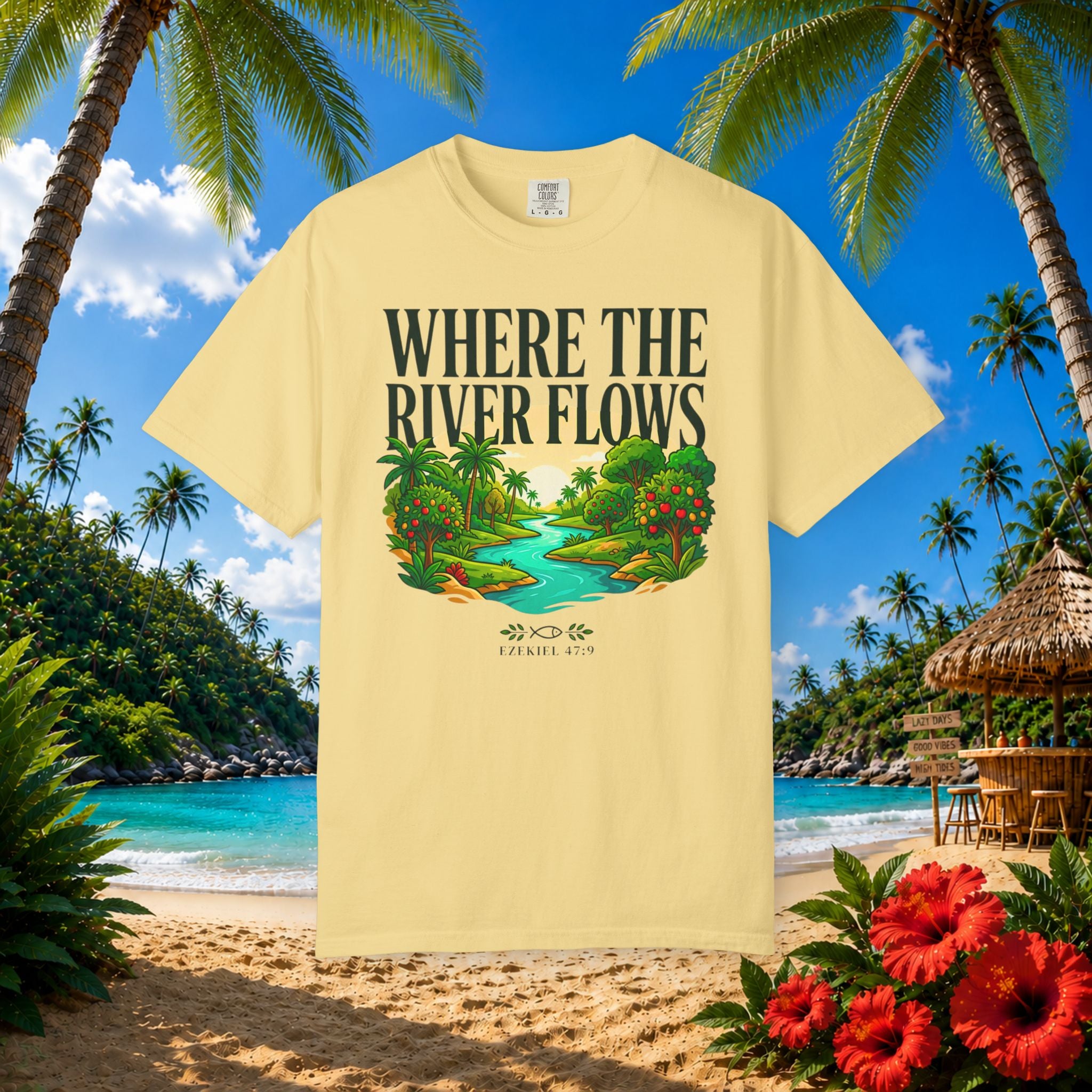 Where River Flows Faith Tee