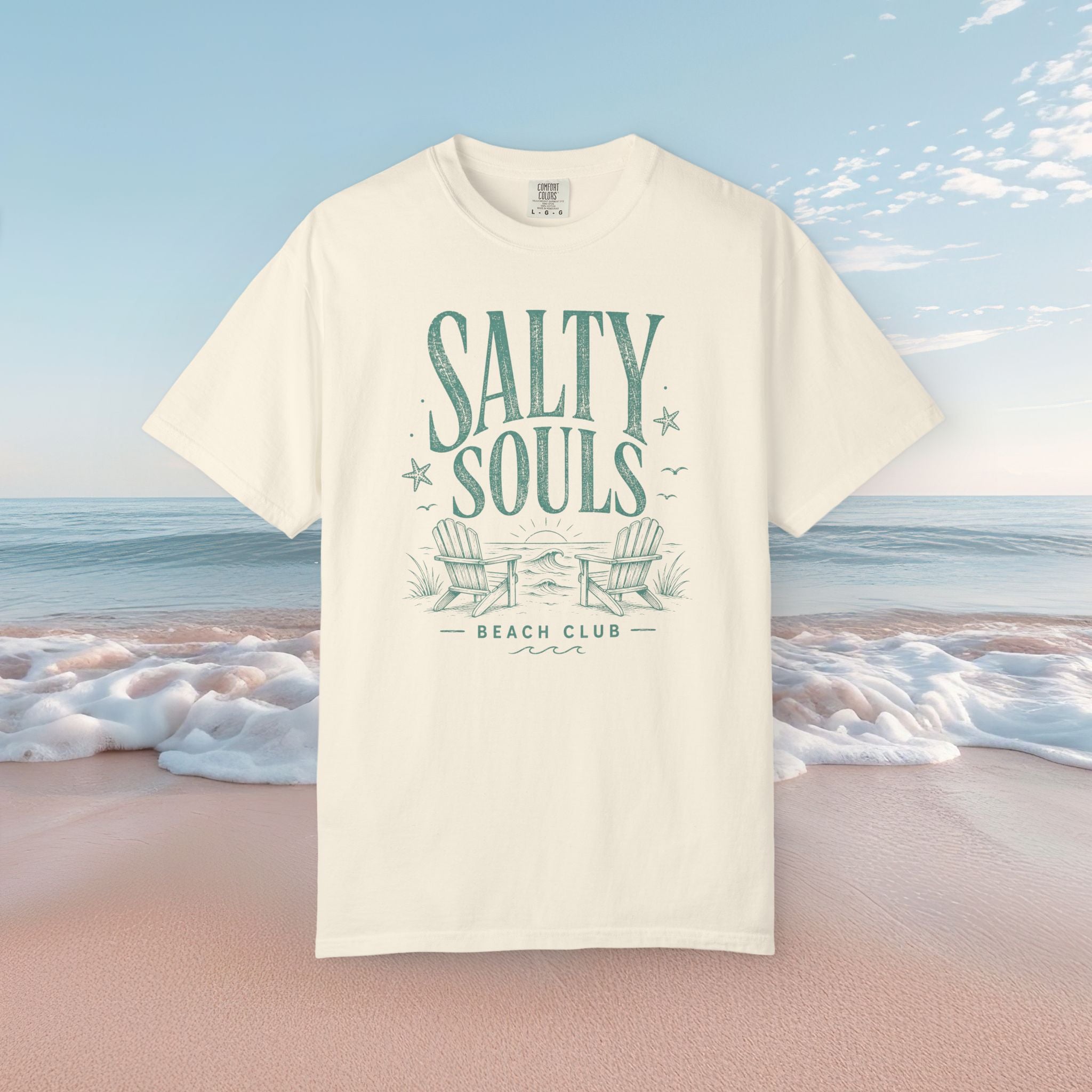 Salty Souls Beach Club Tee