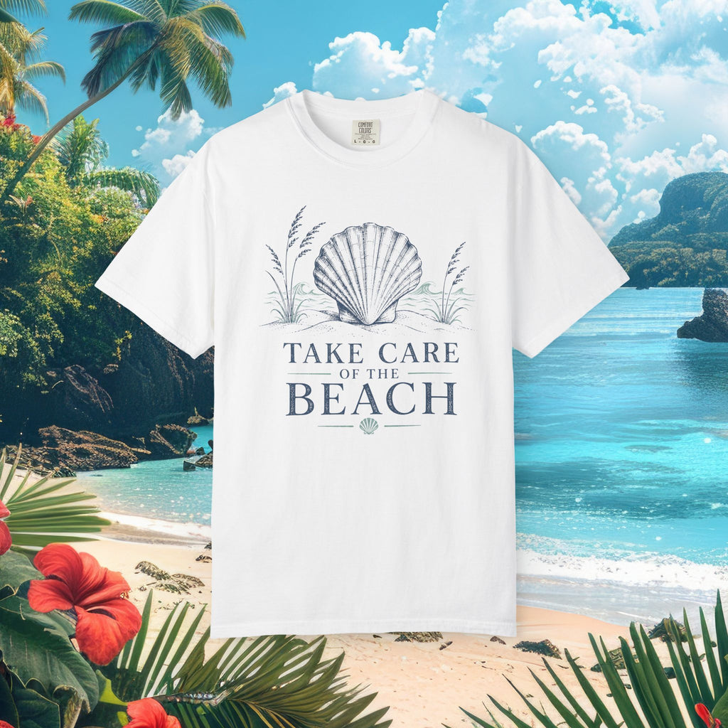 Take Care of the Beach Shell Tee