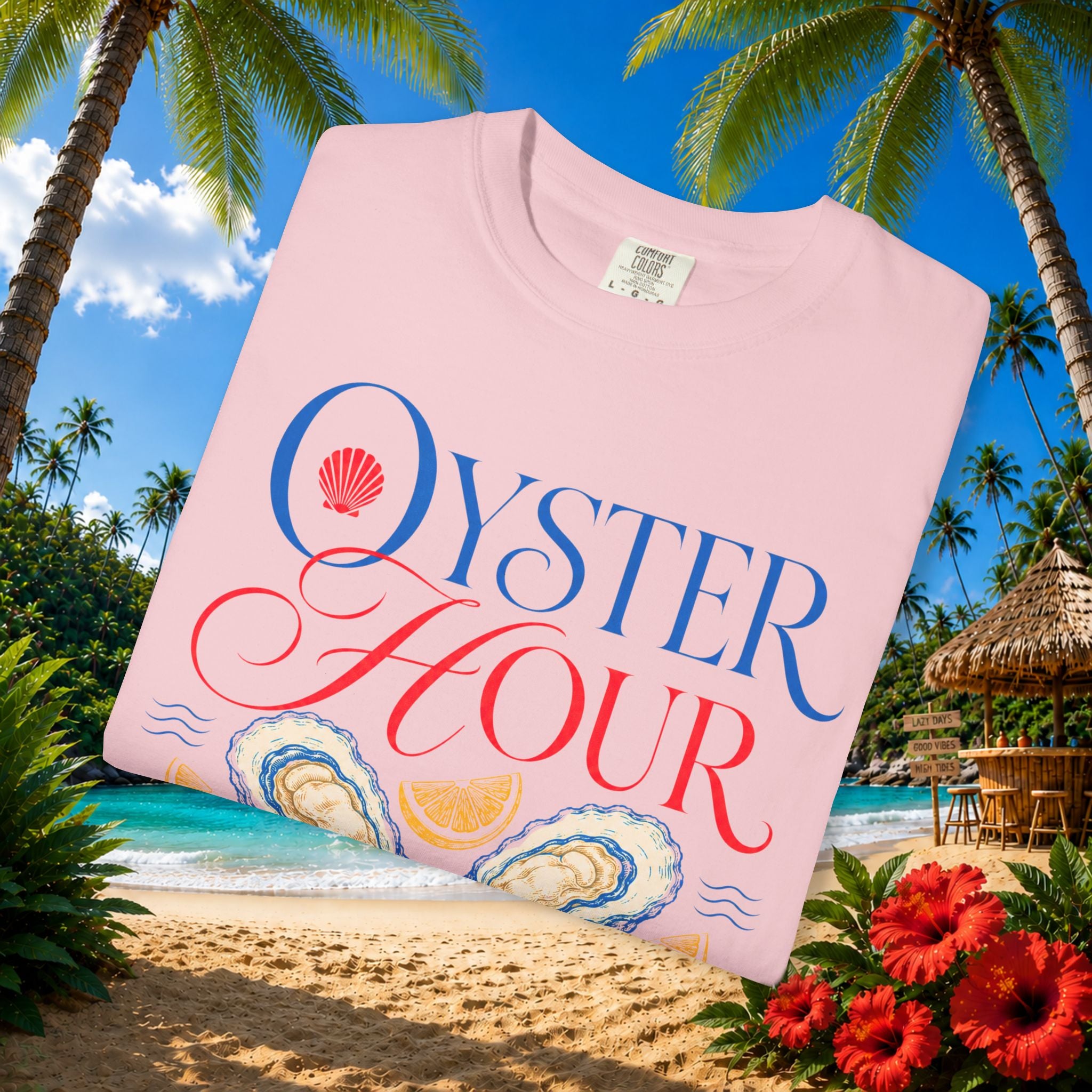 Oyster Hour Seafood Tee