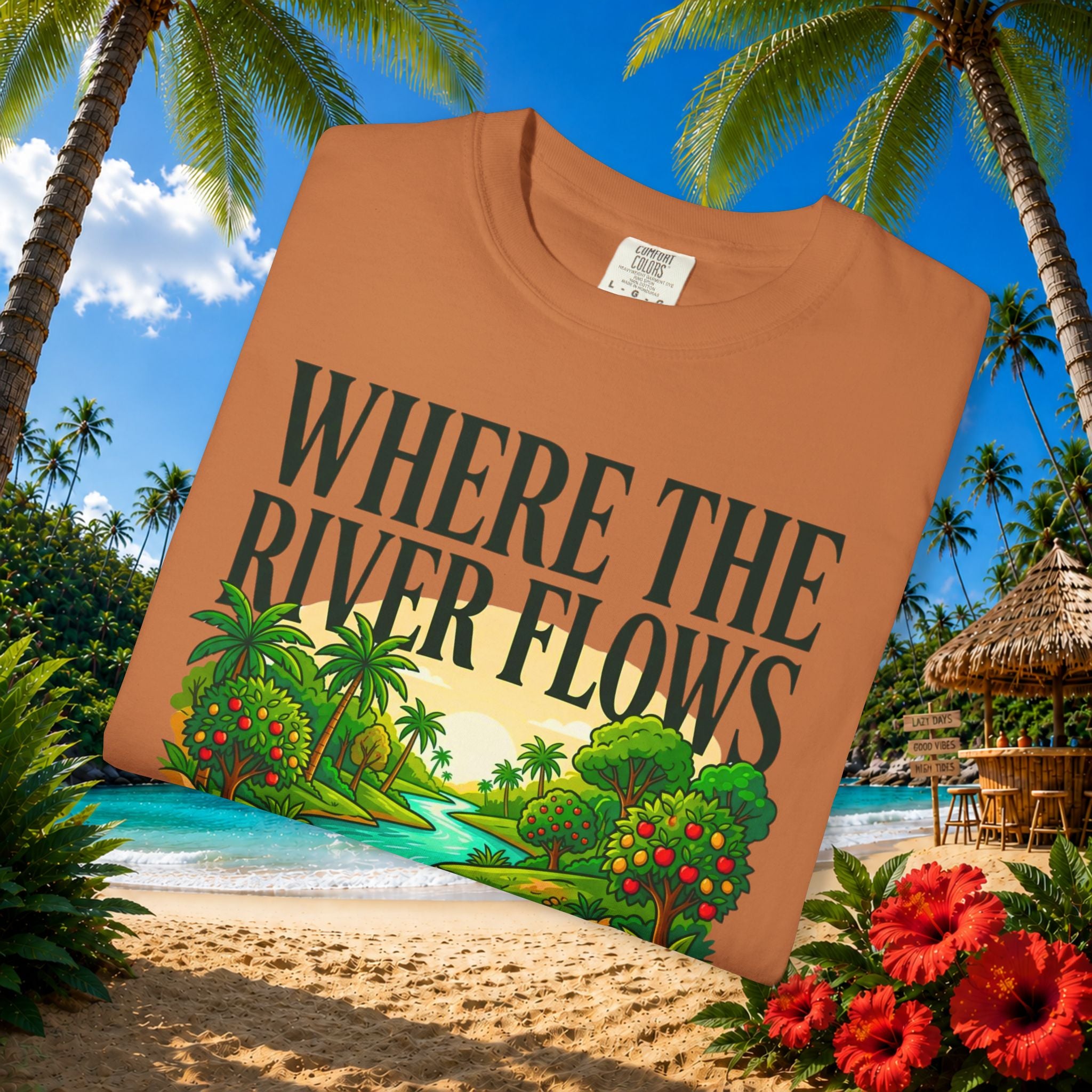 Where River Flows Faith Tee