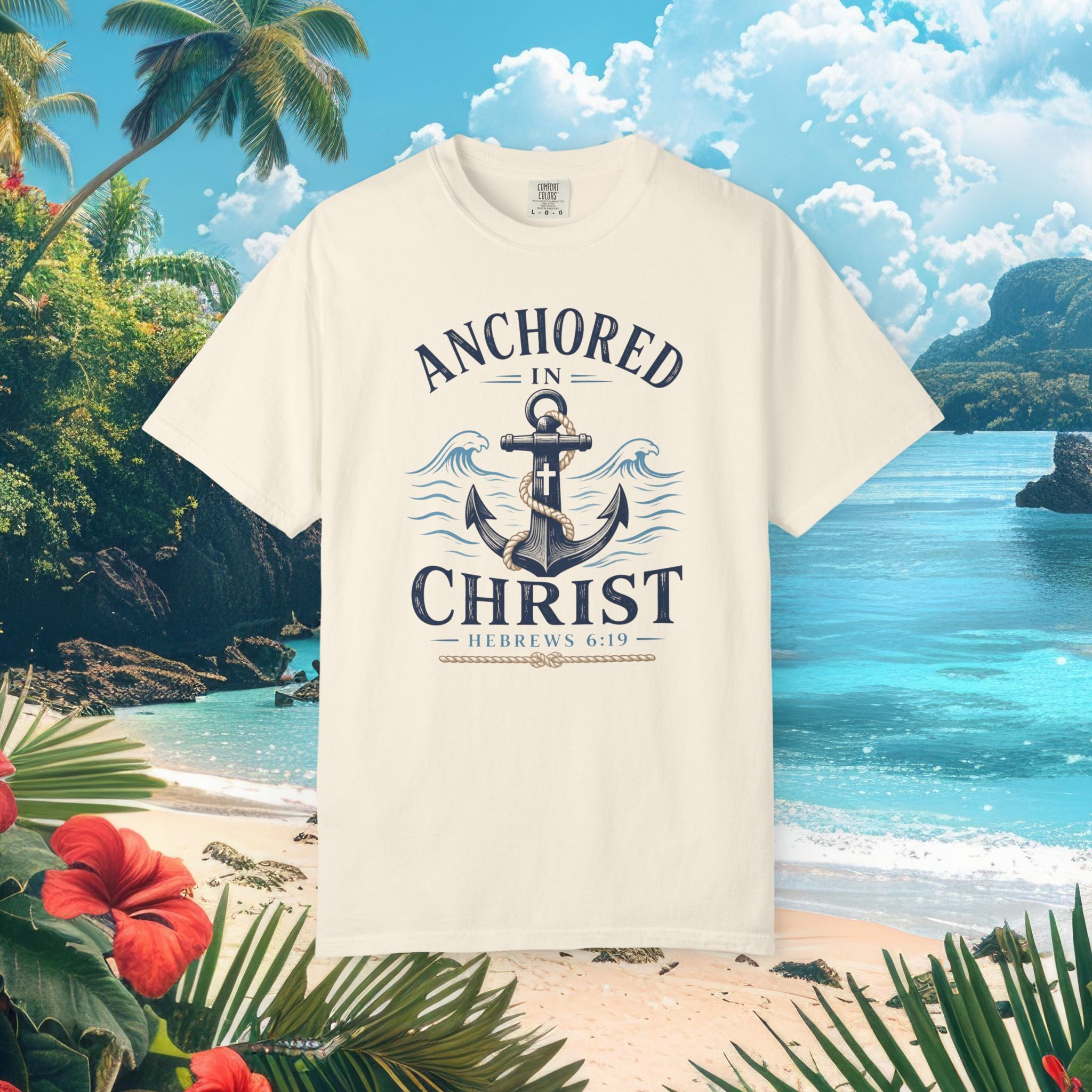 Anchored in Christ Faith Tee