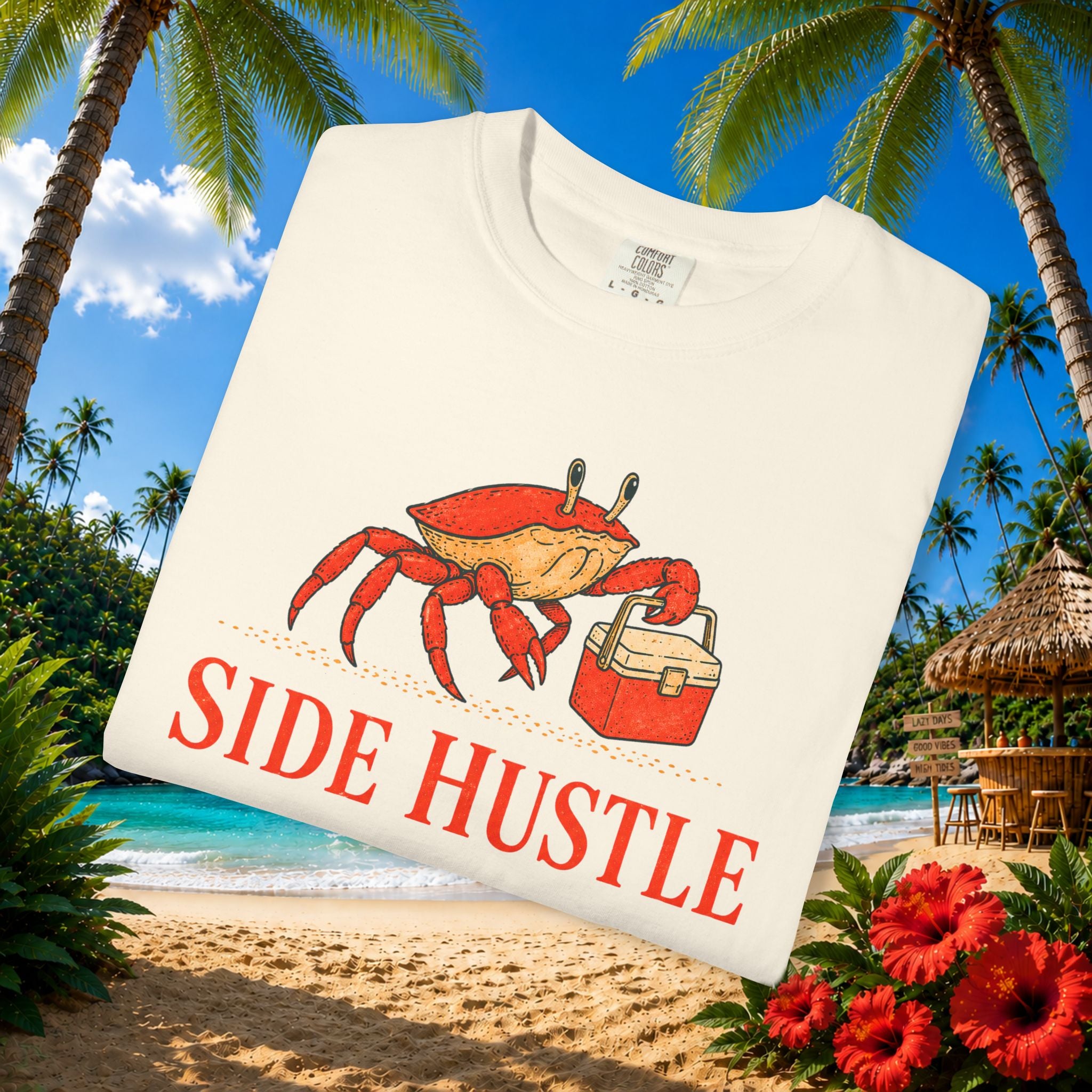 Side Hustle Crab Tee