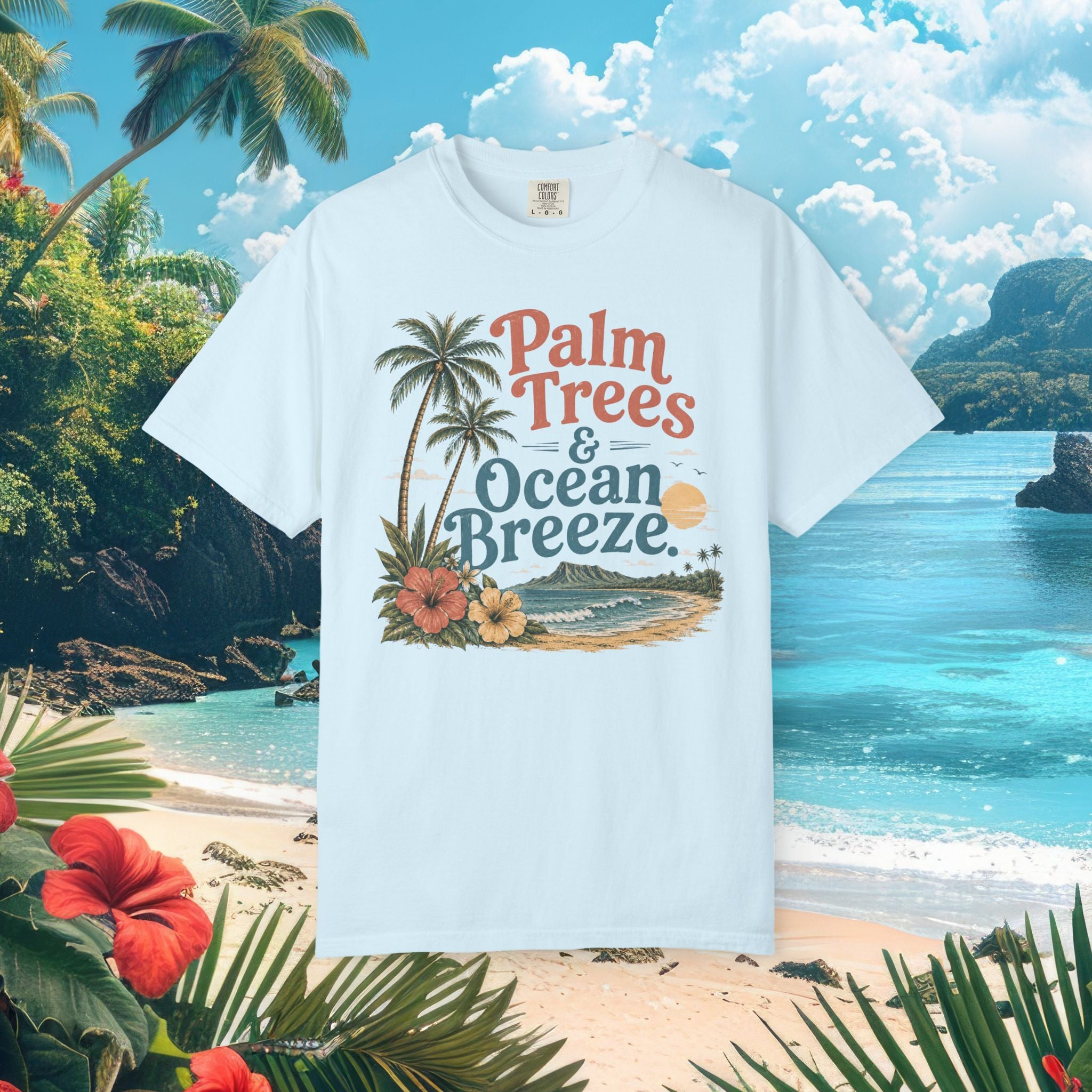 Palm Trees & Ocean Breeze Tee