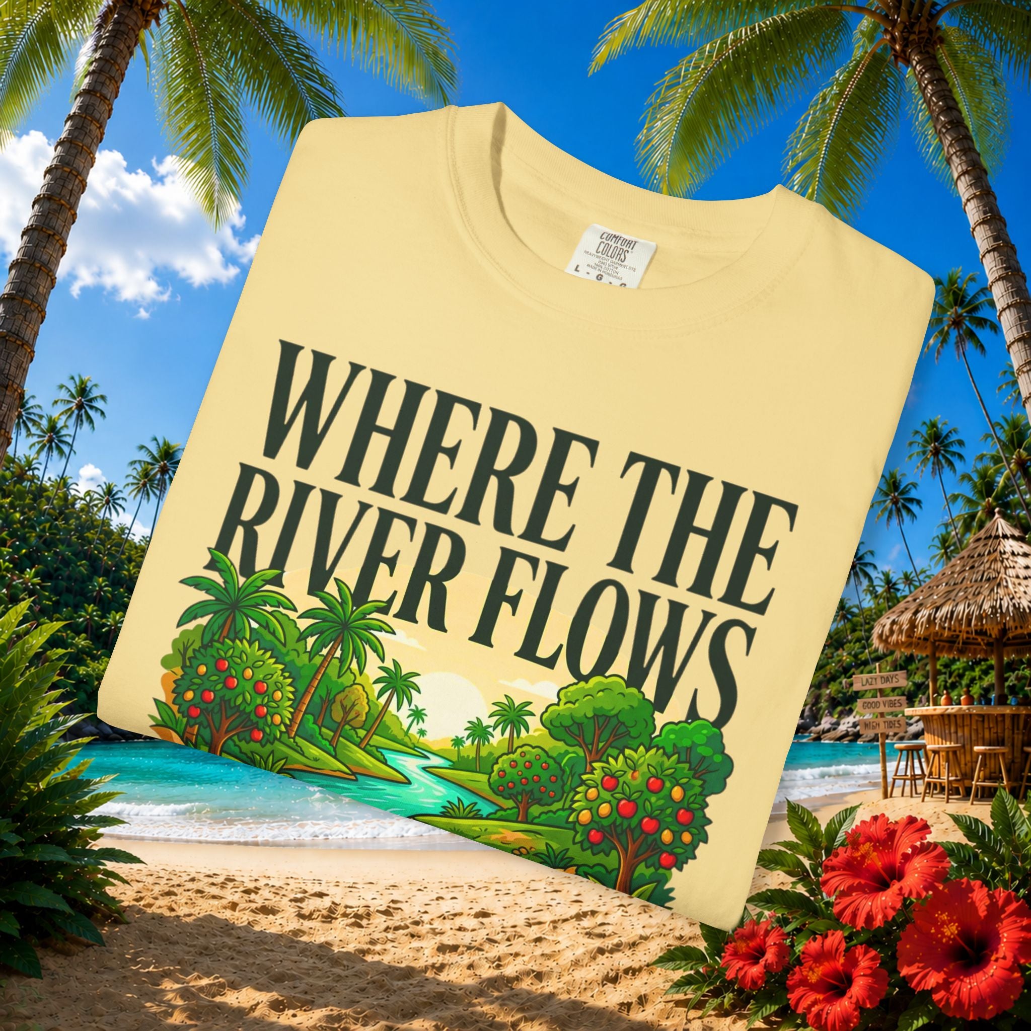 Where River Flows Faith Tee