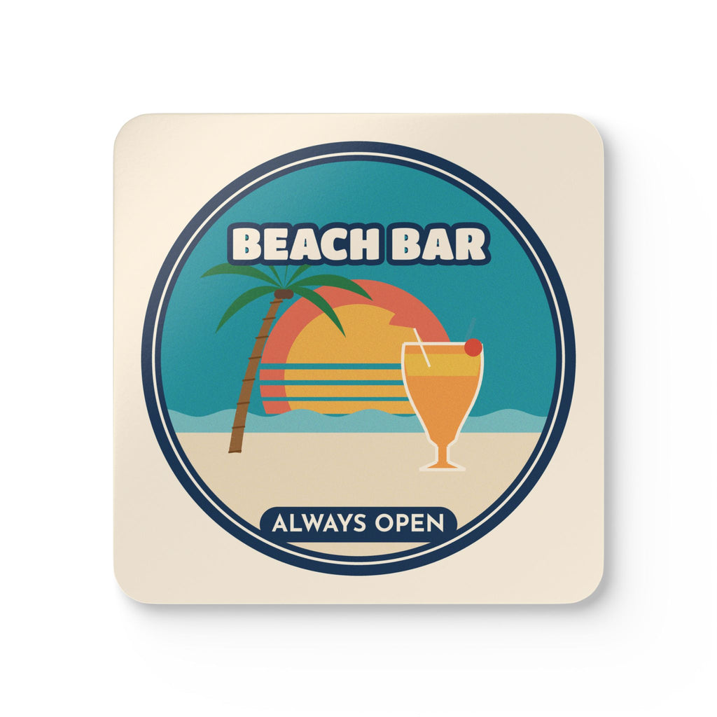 Beach Bar Always Open Coaster Set of 4
