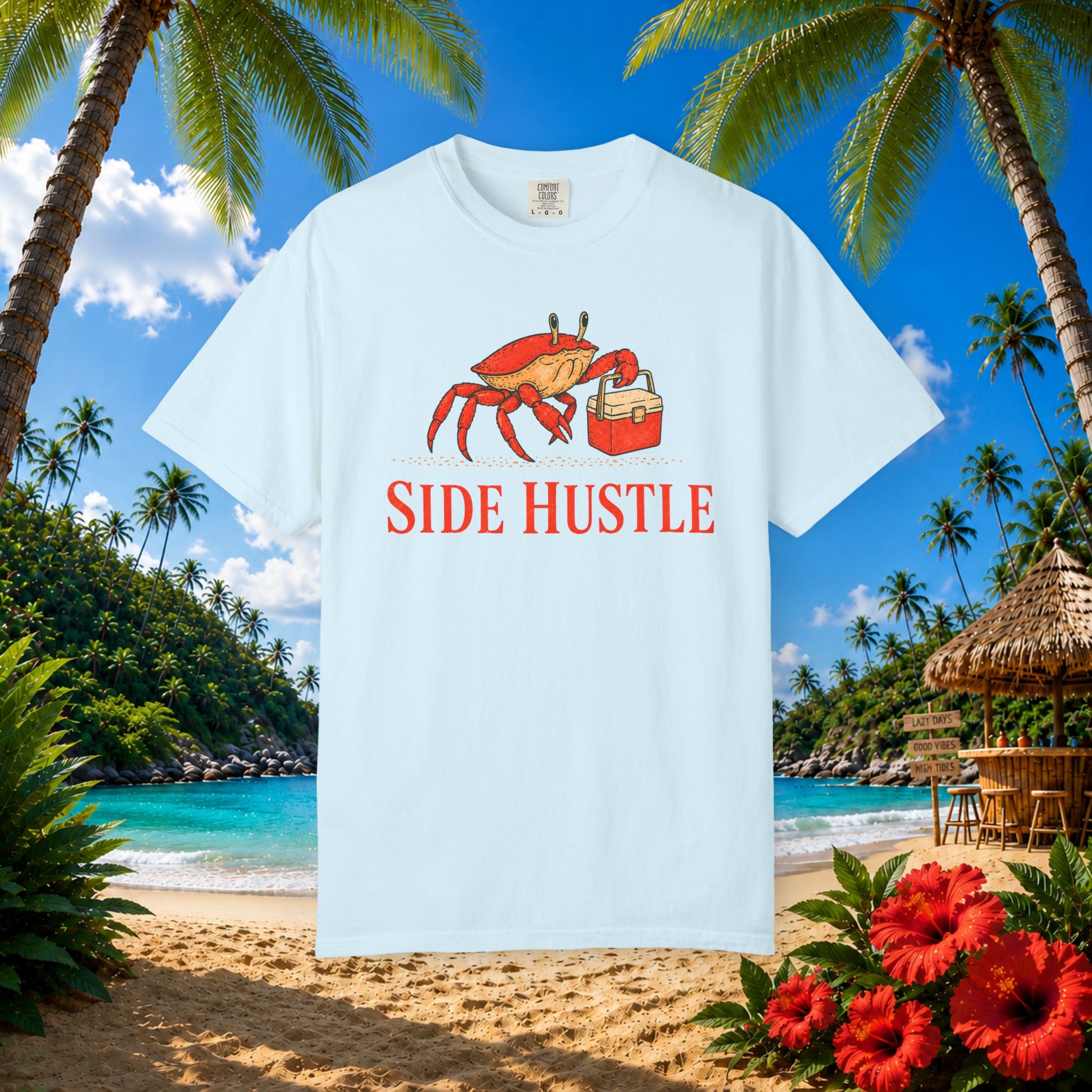 Side Hustle Crab Tee