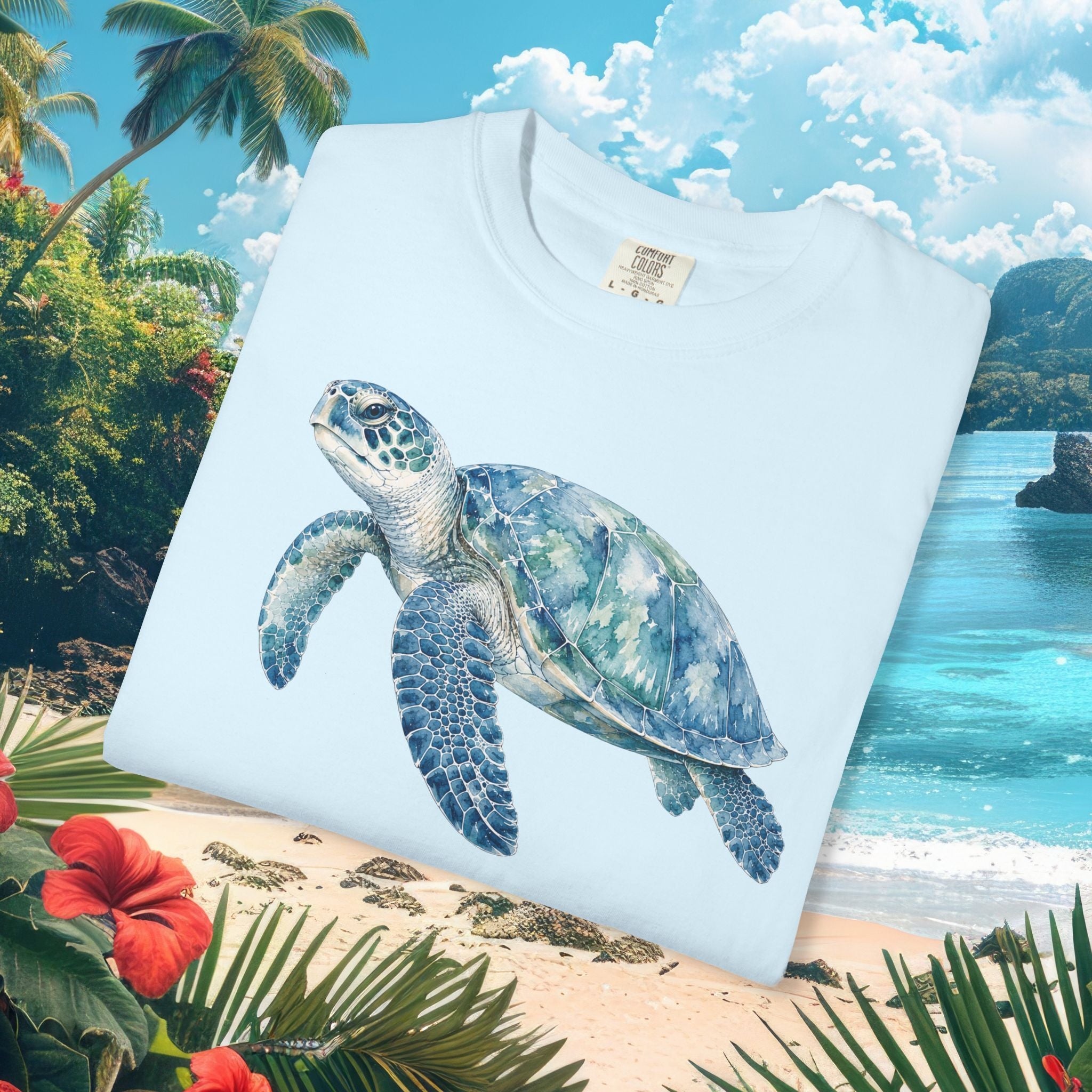 Sea Turtle Watercolor Tee
