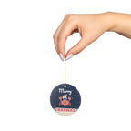 Merry Crabmas Ceramic Christmas Ornament