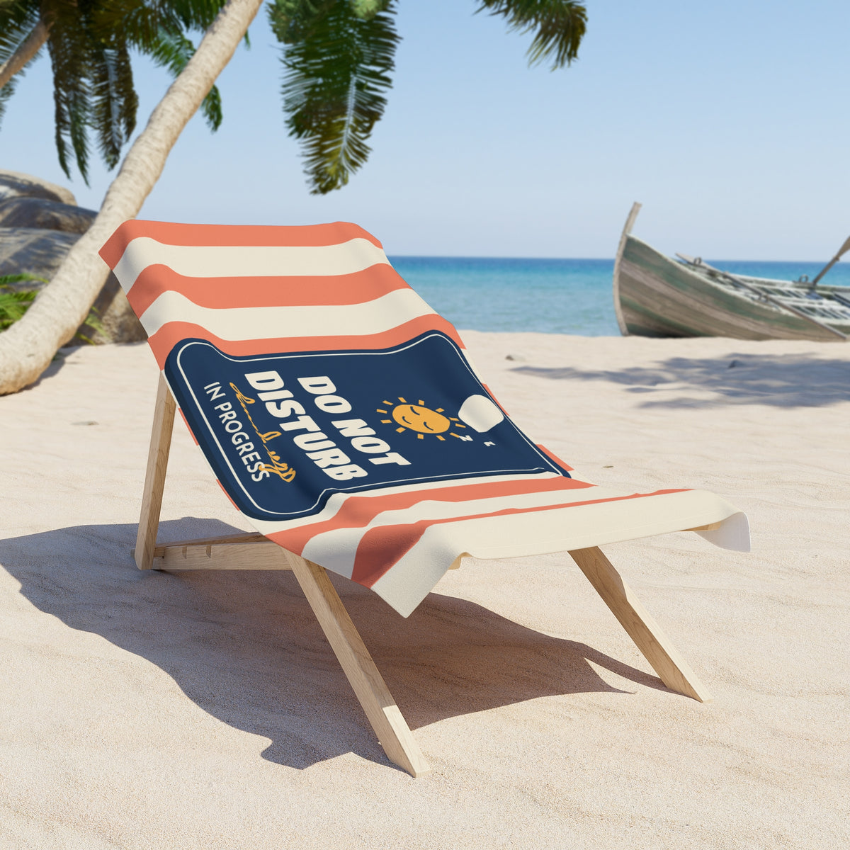 Do Not Disturb Beach Nap Beach Towel