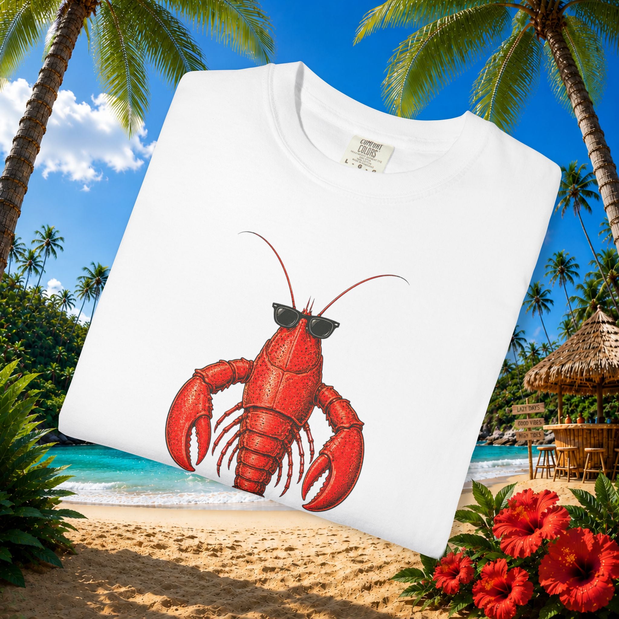 Fancy Plans Beach Lobster Tee