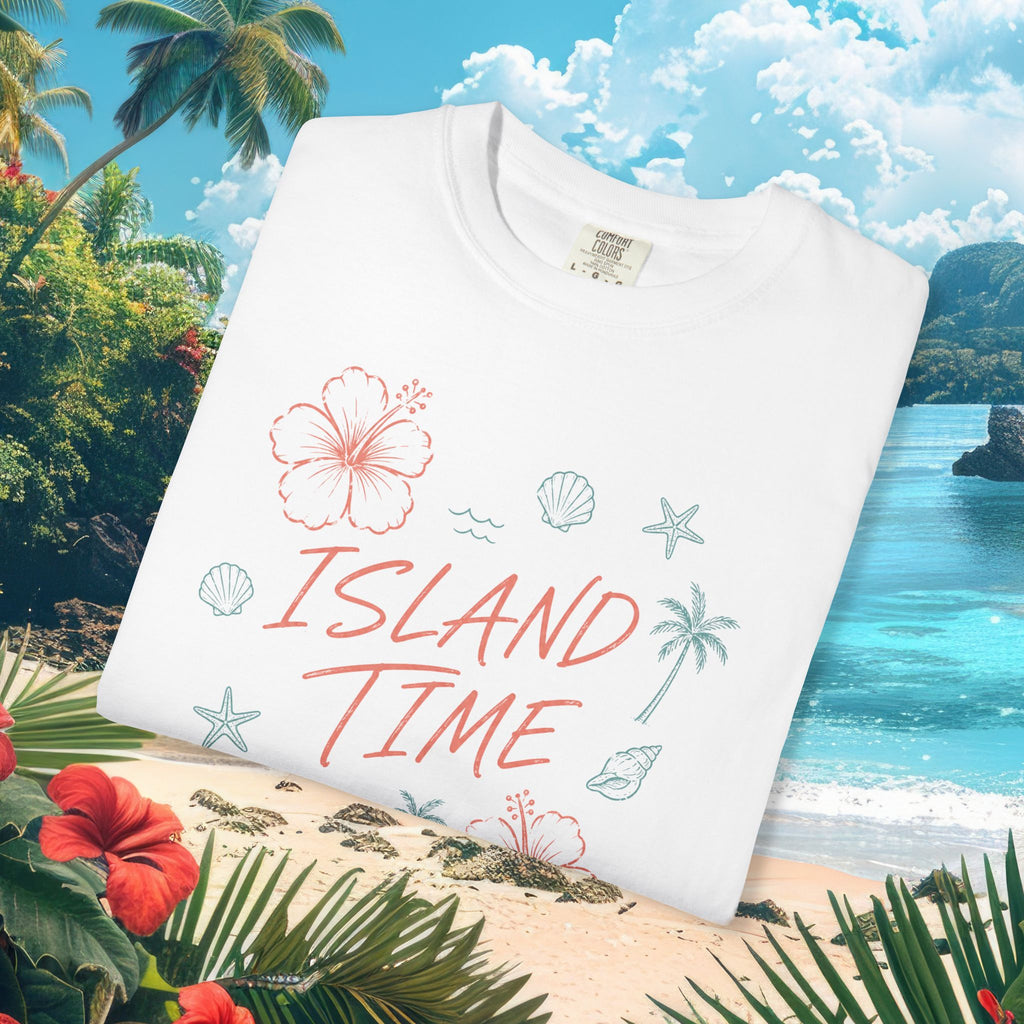 Island Time Flowers Tee