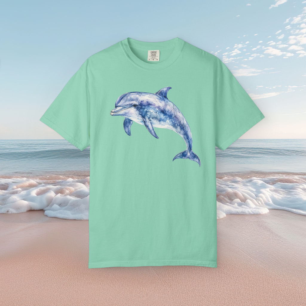 Dolphin Watercolor Tee