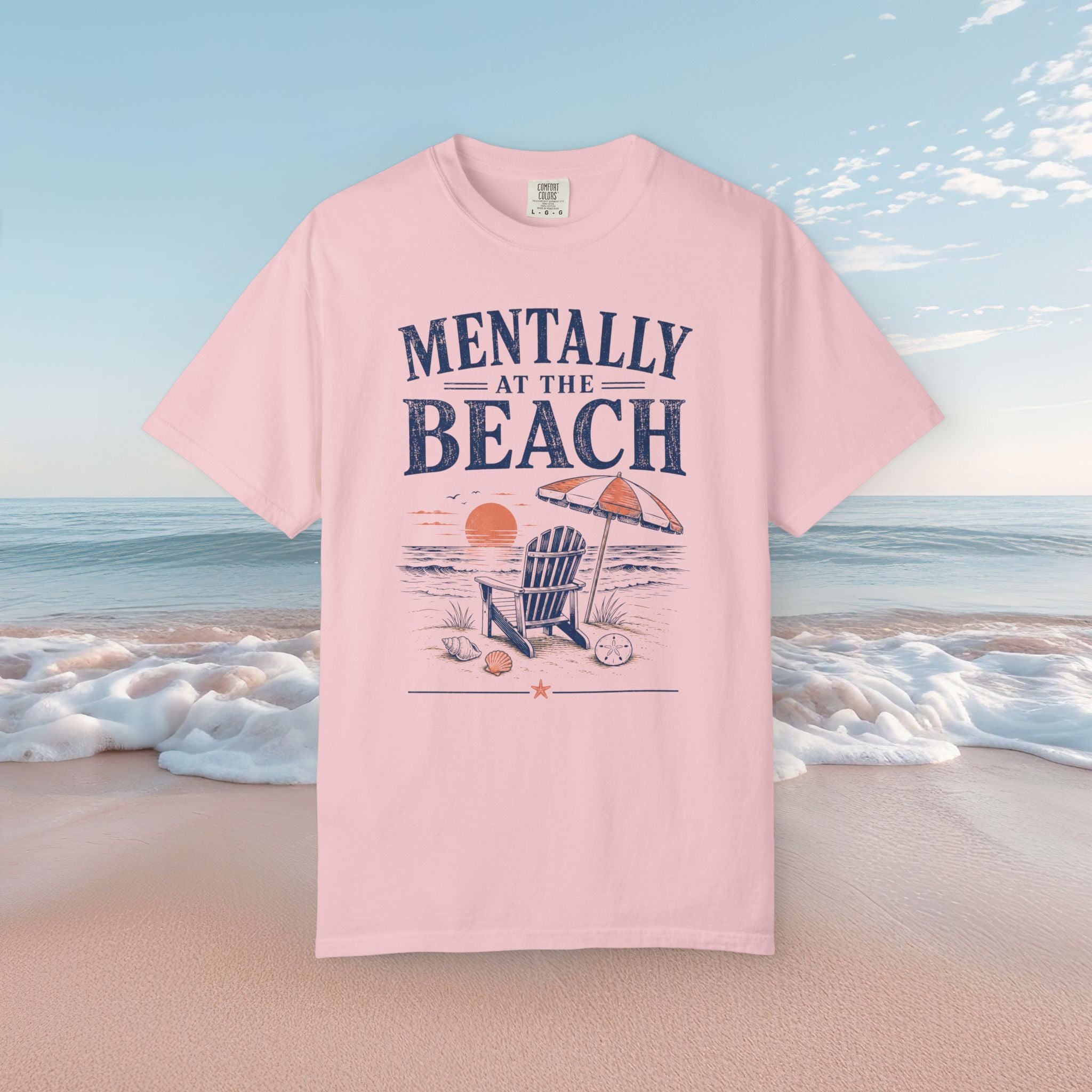 Mentally at the Beach Tee