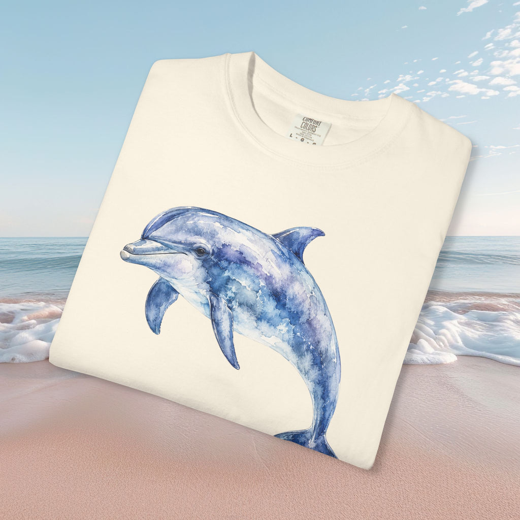 Dolphin Watercolor Tee