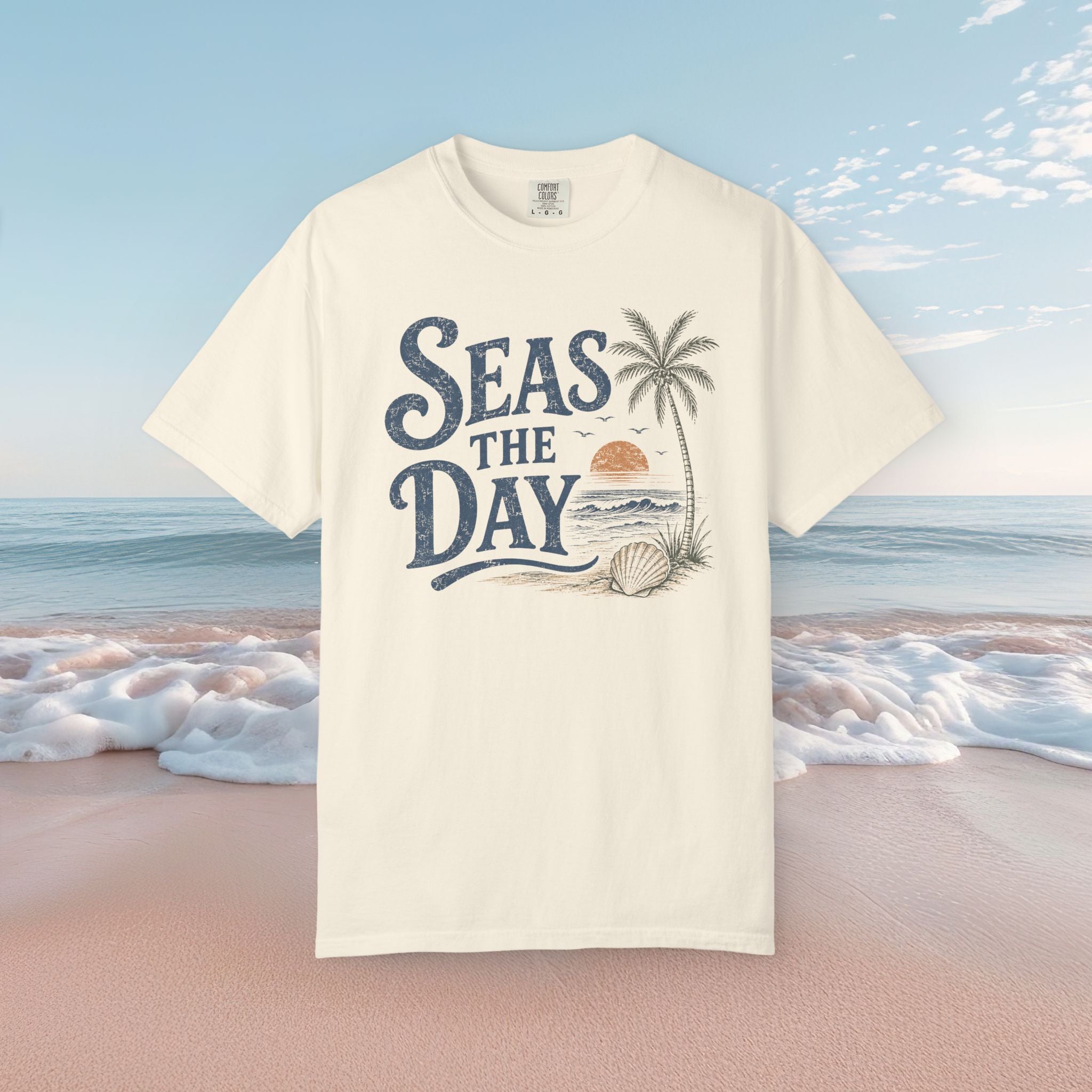 Seas The Day Beach Tee