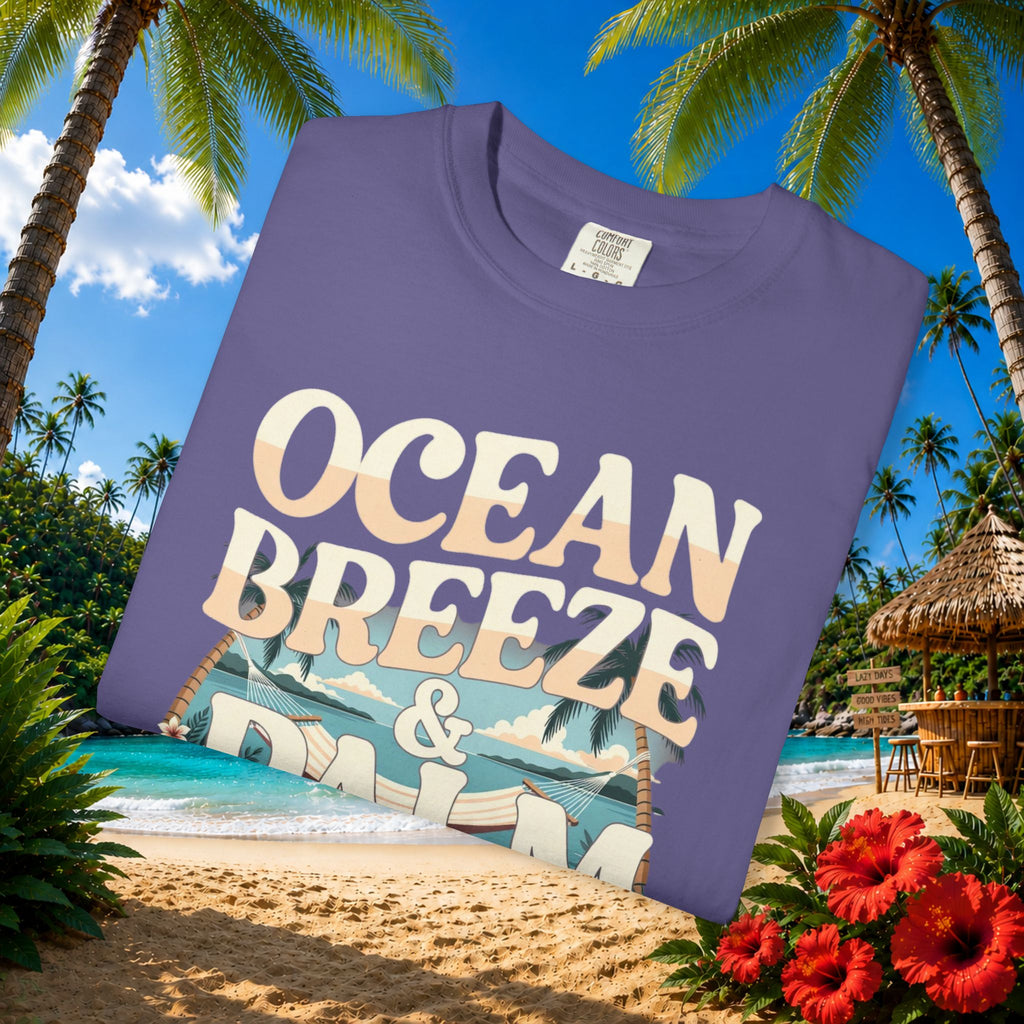 Ocean Breeze & Palm Trees Tee