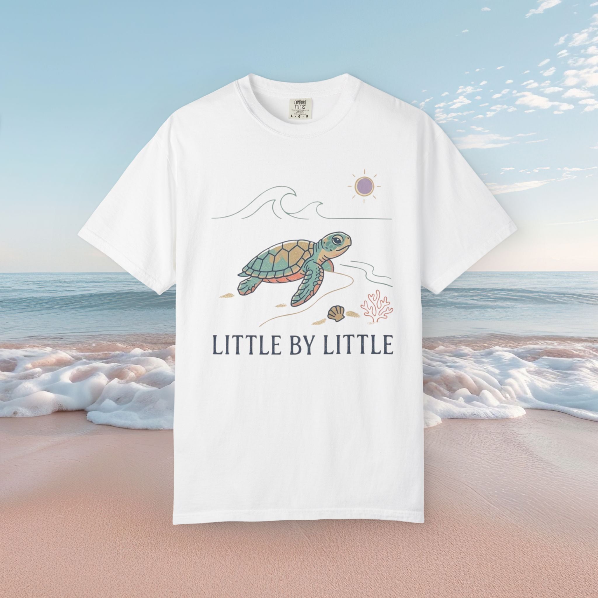 Sea Turtle 'Little by Little' Tee