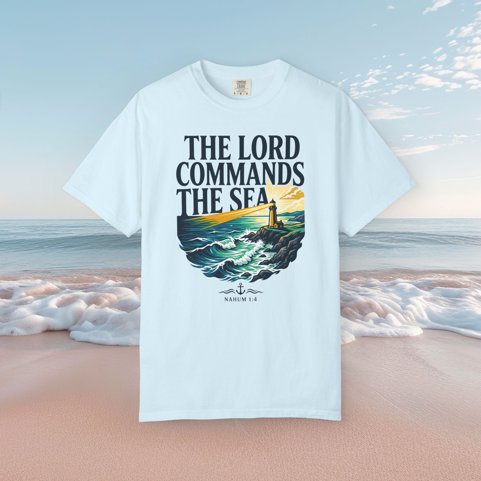 Lord Commands Sea Faith Tee