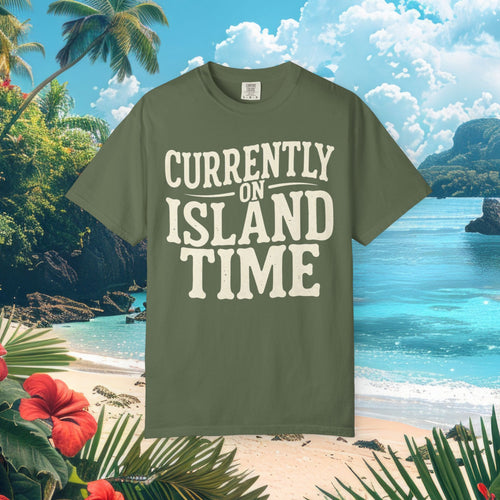 Currently on Island Time Tee