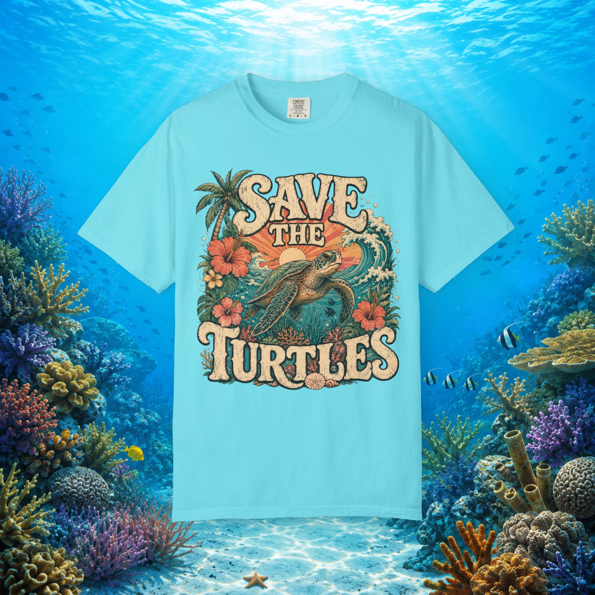 Save the Turtles Vintage Tee