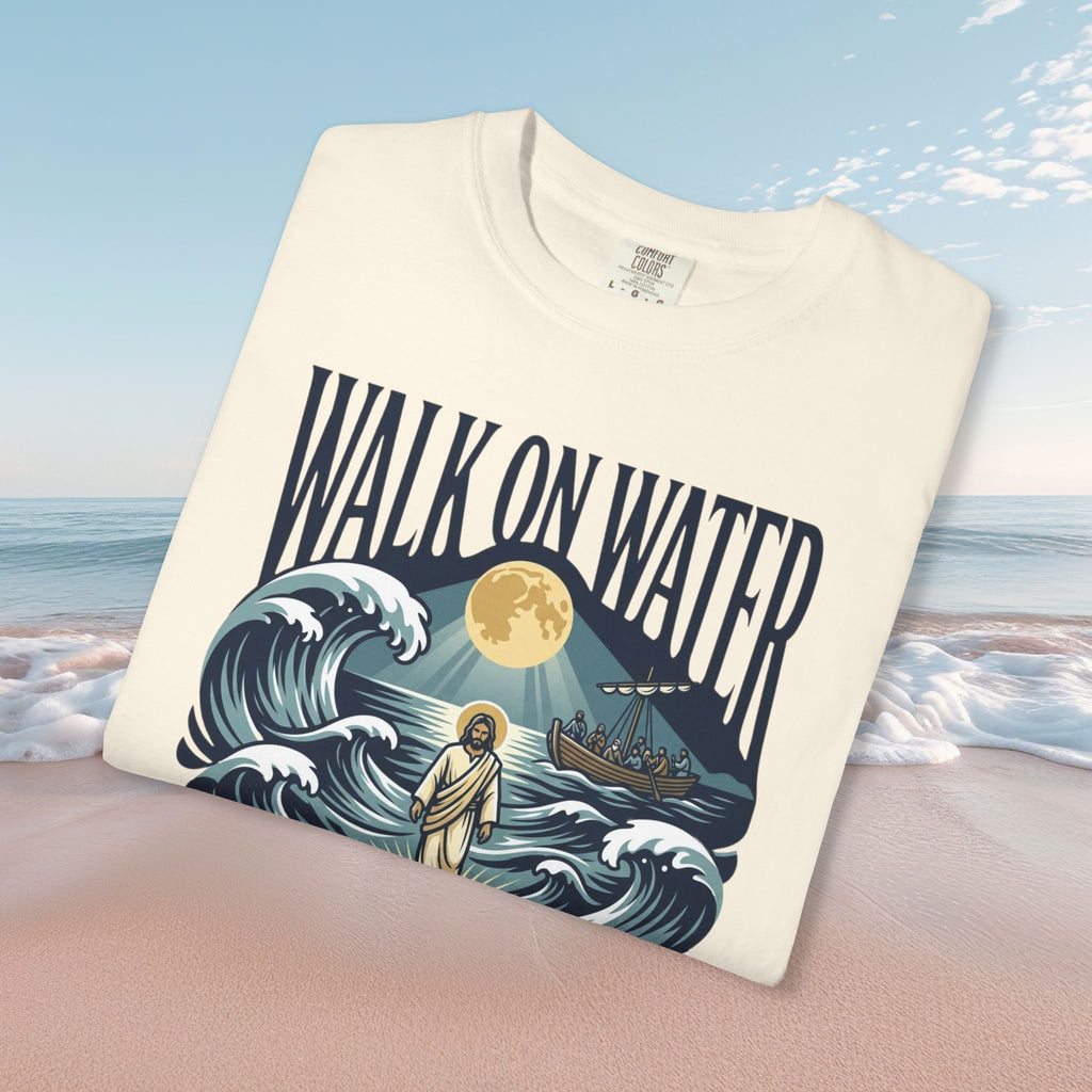 Jesus Walks on Water Faith Tee
