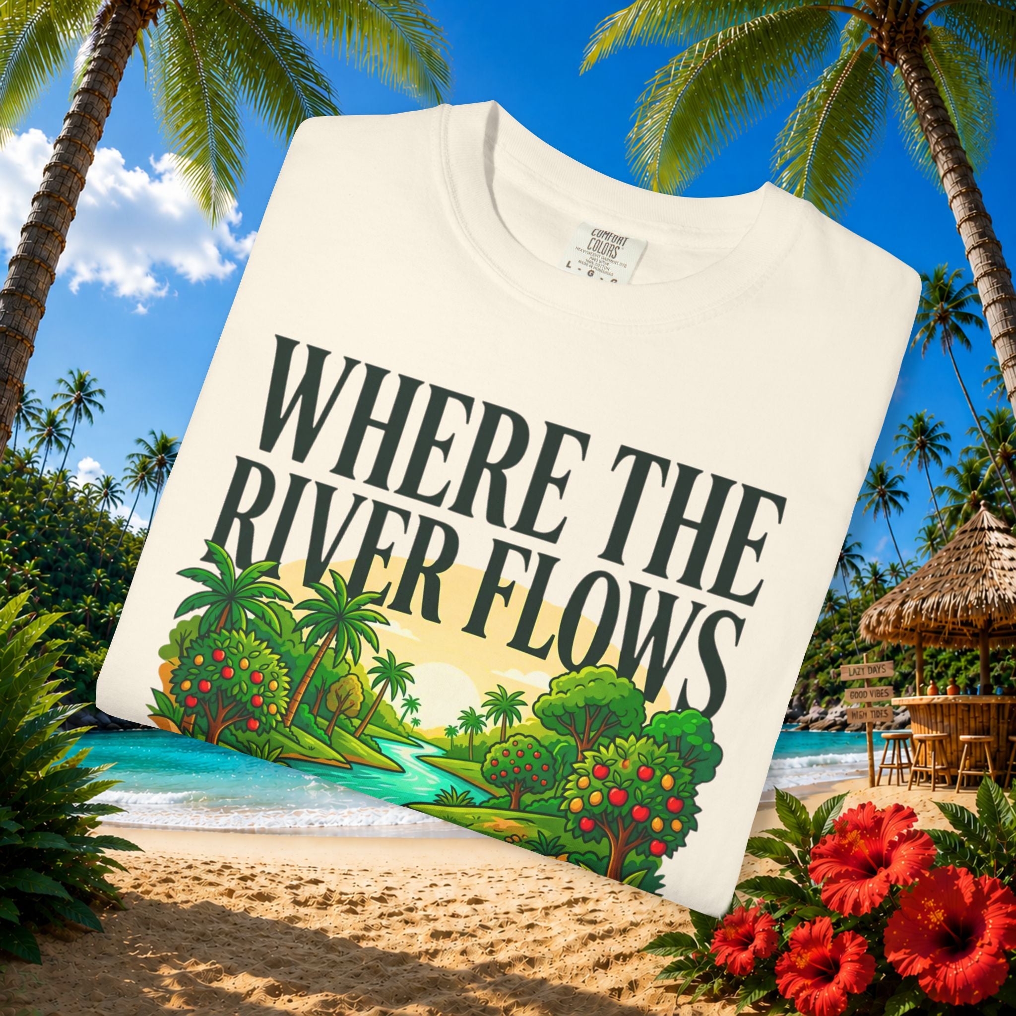 Where River Flows Faith Tee
