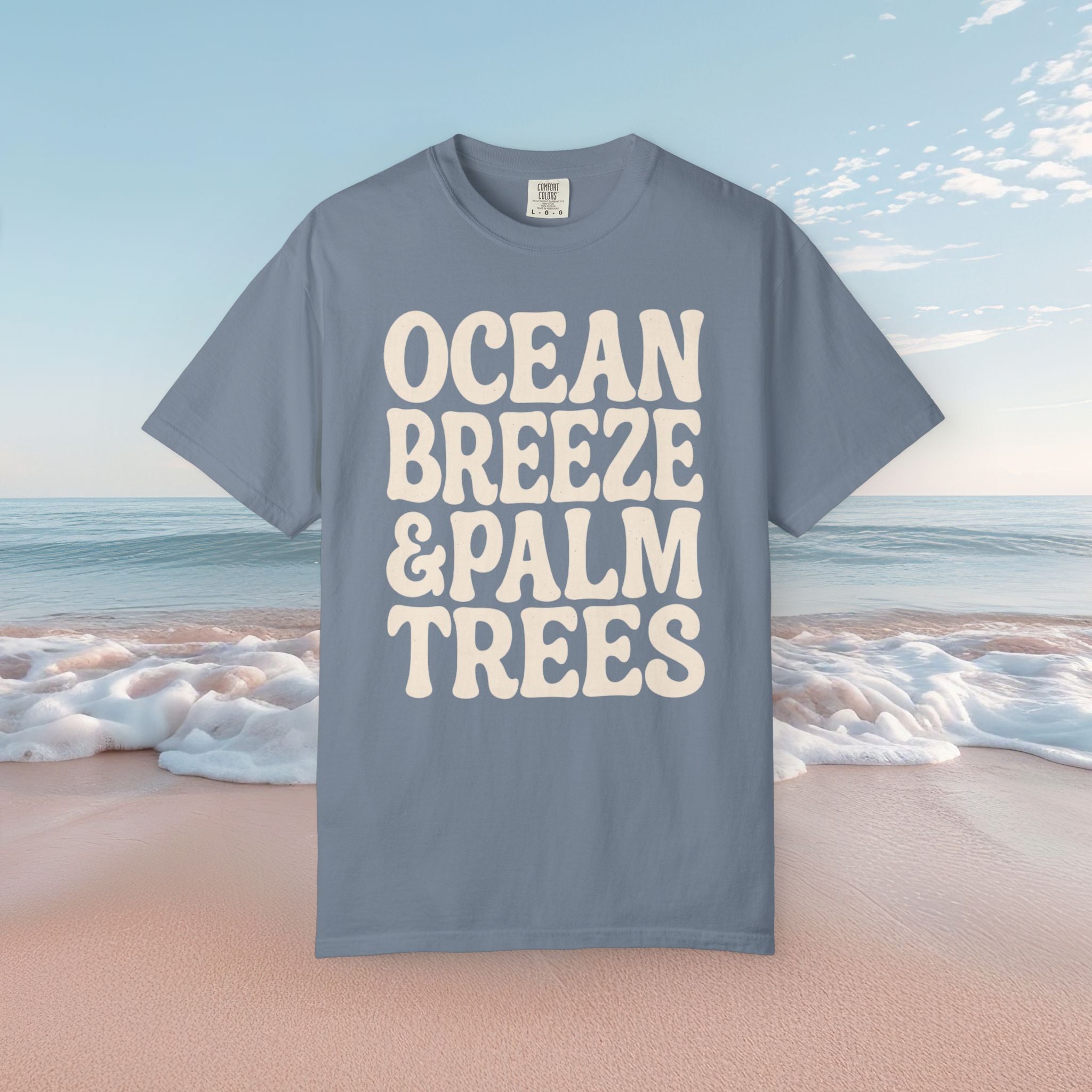 Ocean Breeze, Palm Trees Tee