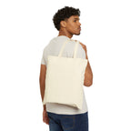 Go With The Flow Sea Turtle Canvas Tote Bag