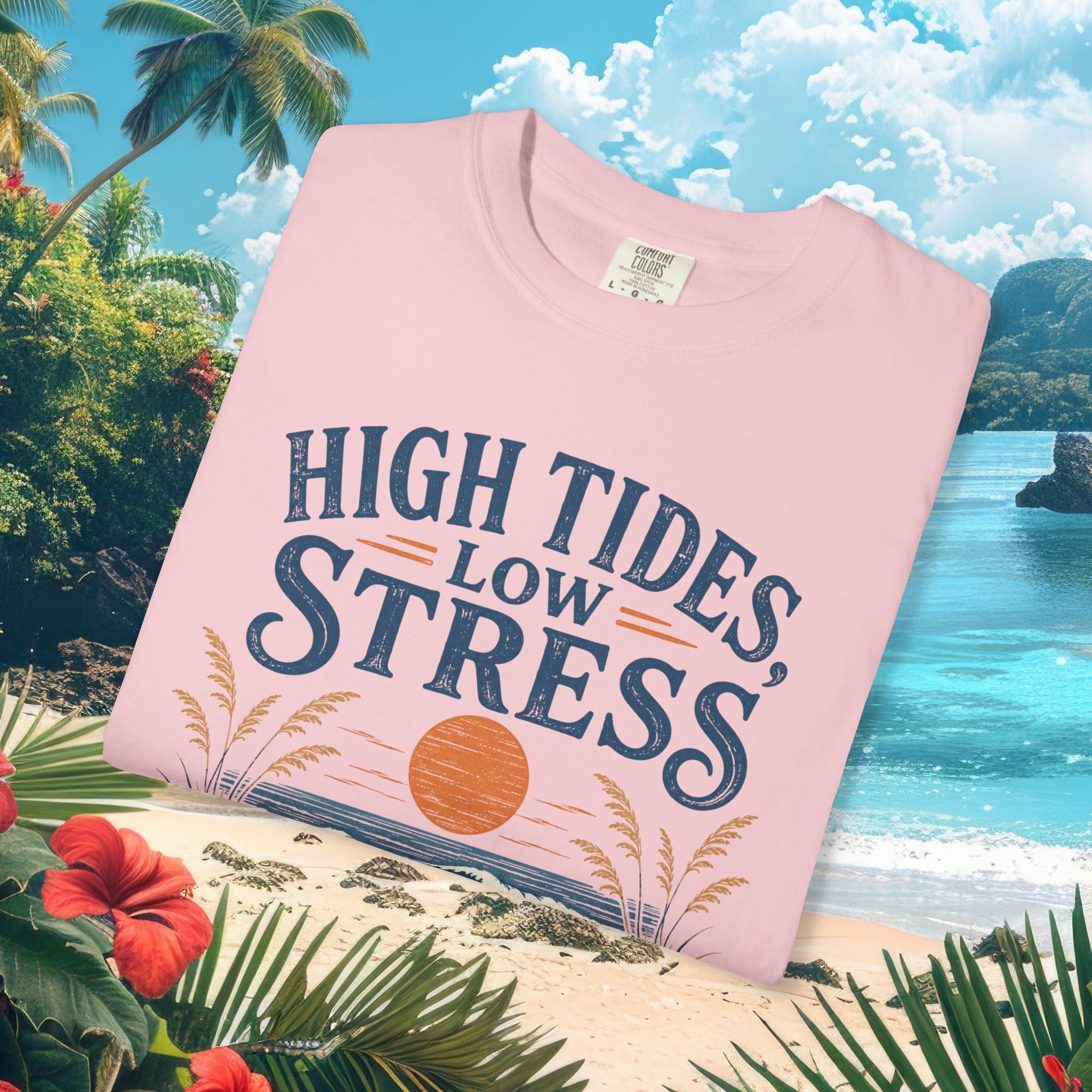 High Tides Low Stress Tee