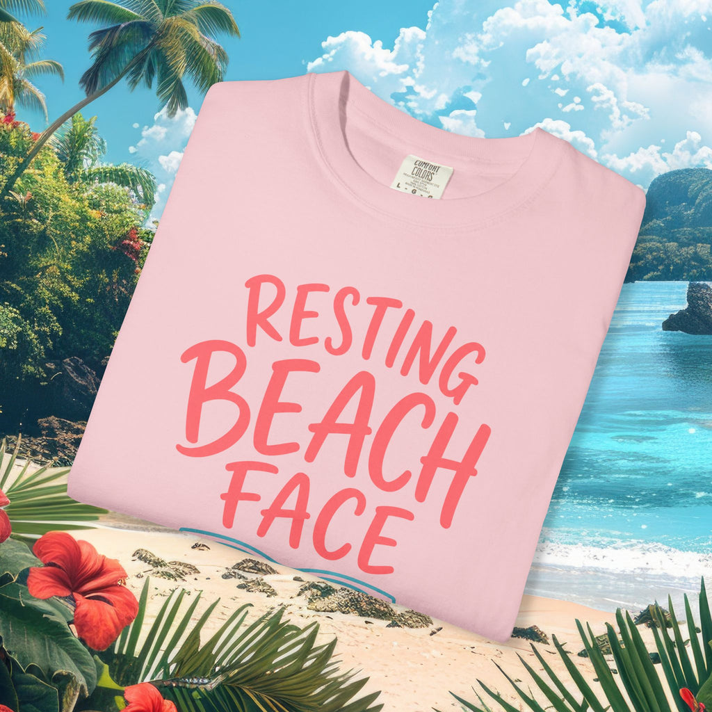 Resting Beach Face Funny Tee
