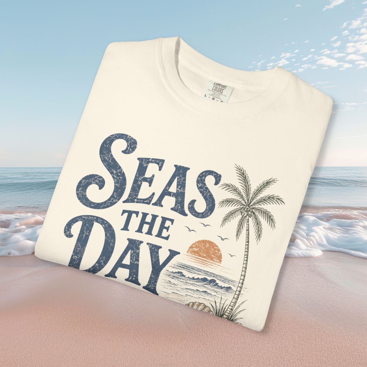 Seas The Day Beach Tee