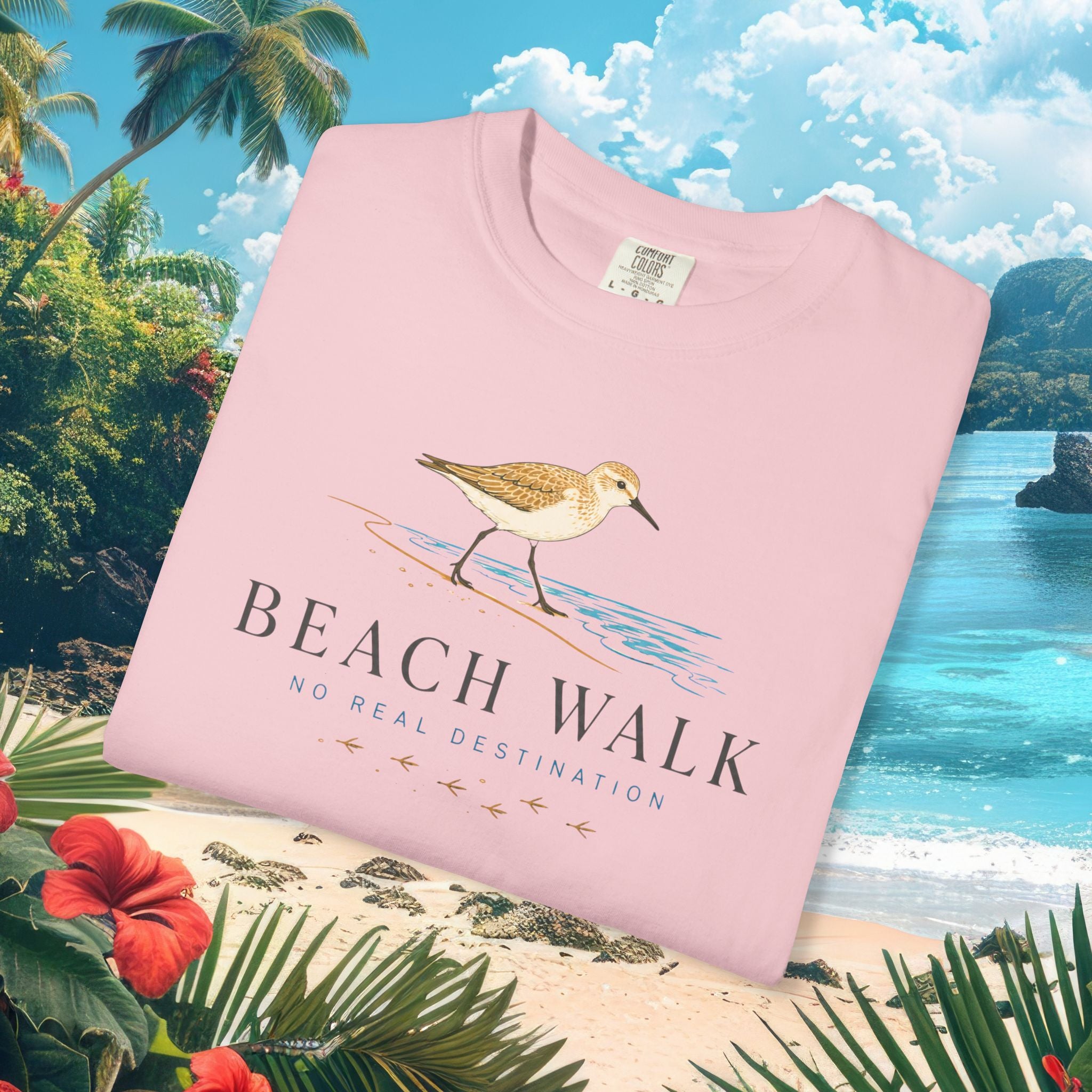 Beach Walk No Destination Tee