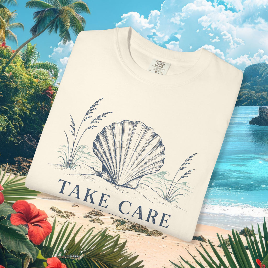 Take Care of the Beach Shell Tee