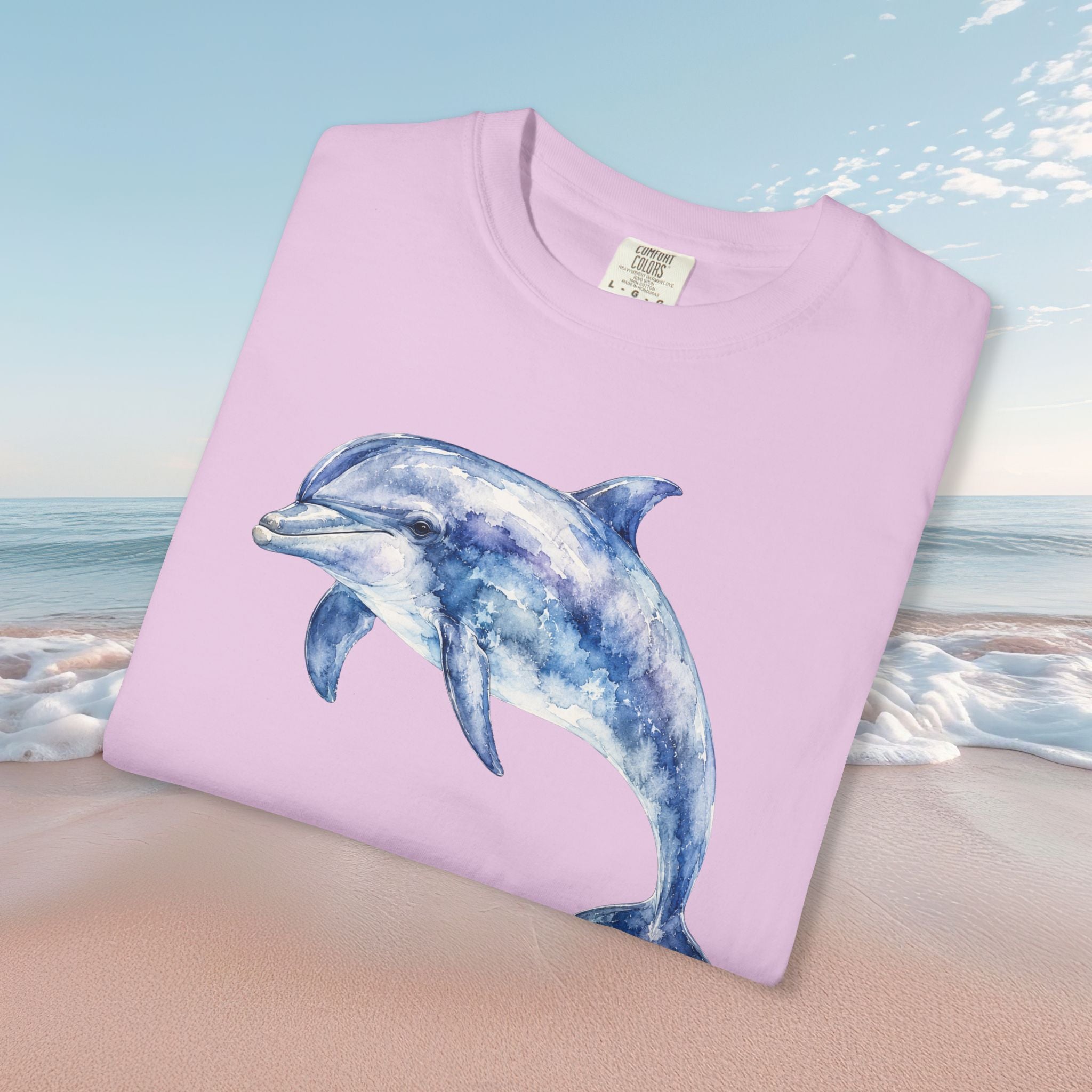 Dolphin Watercolor Tee
