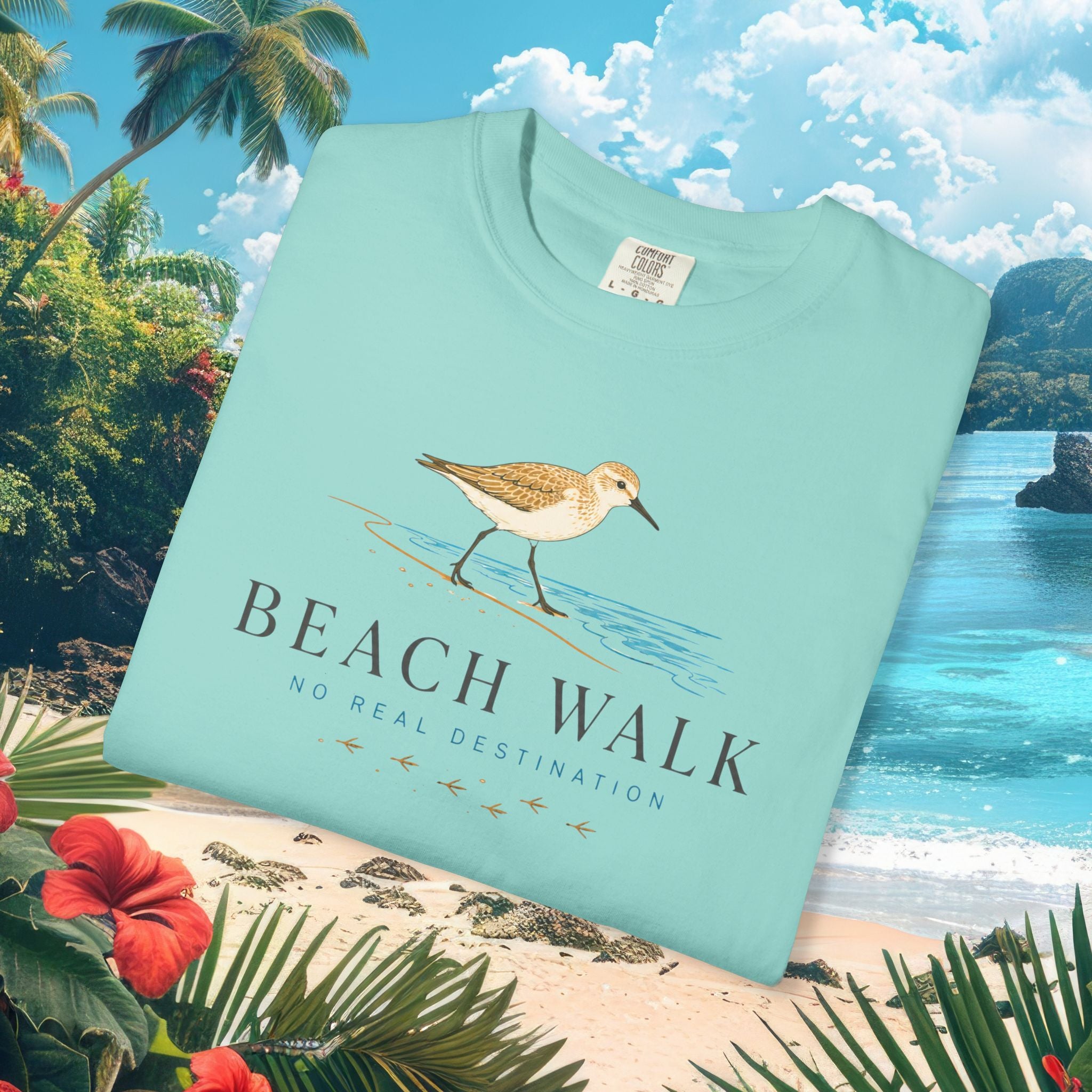 Beach Walk No Destination Tee