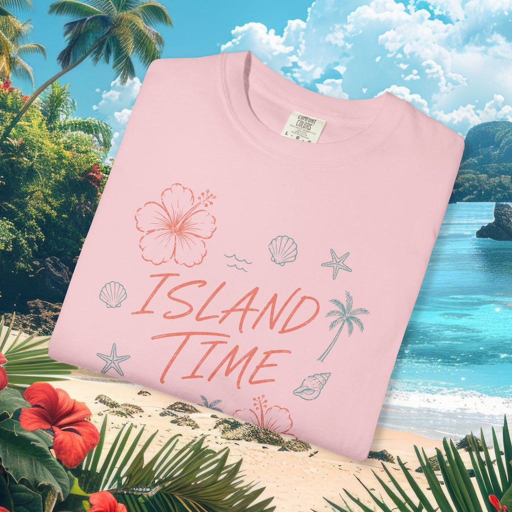 Island Time Flowers Tee