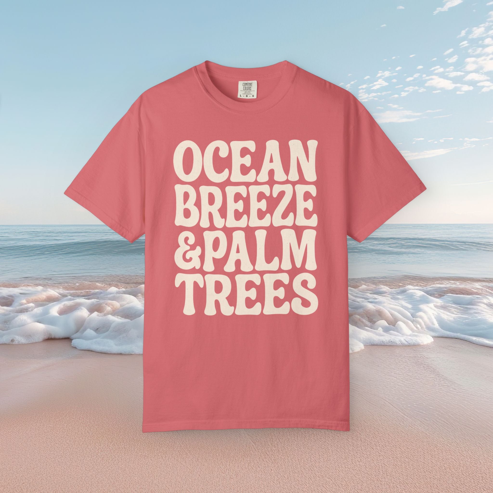 Ocean Breeze, Palm Trees Tee
